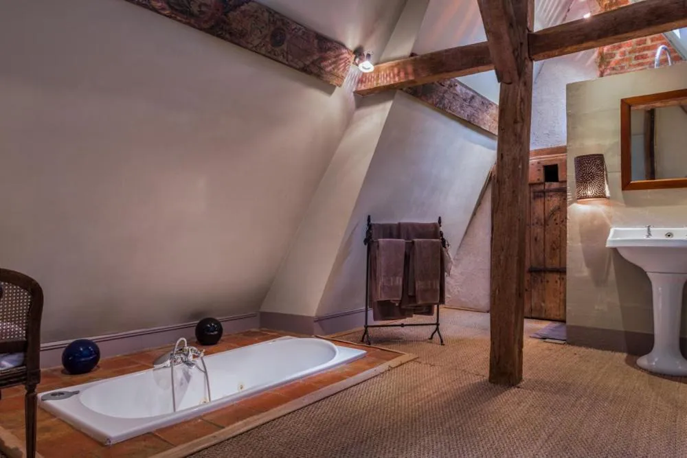 Bathroom in Château de Saint Paterne