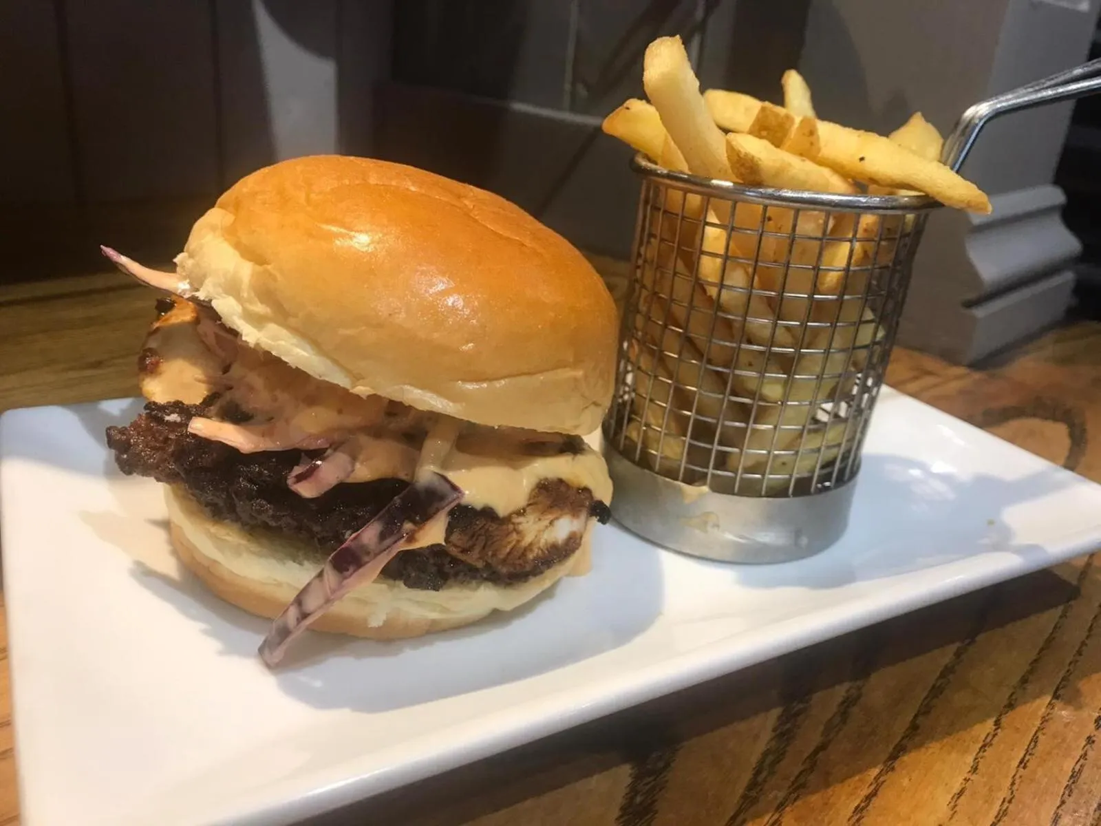 Food and drinks in The White Swan, Yeadon