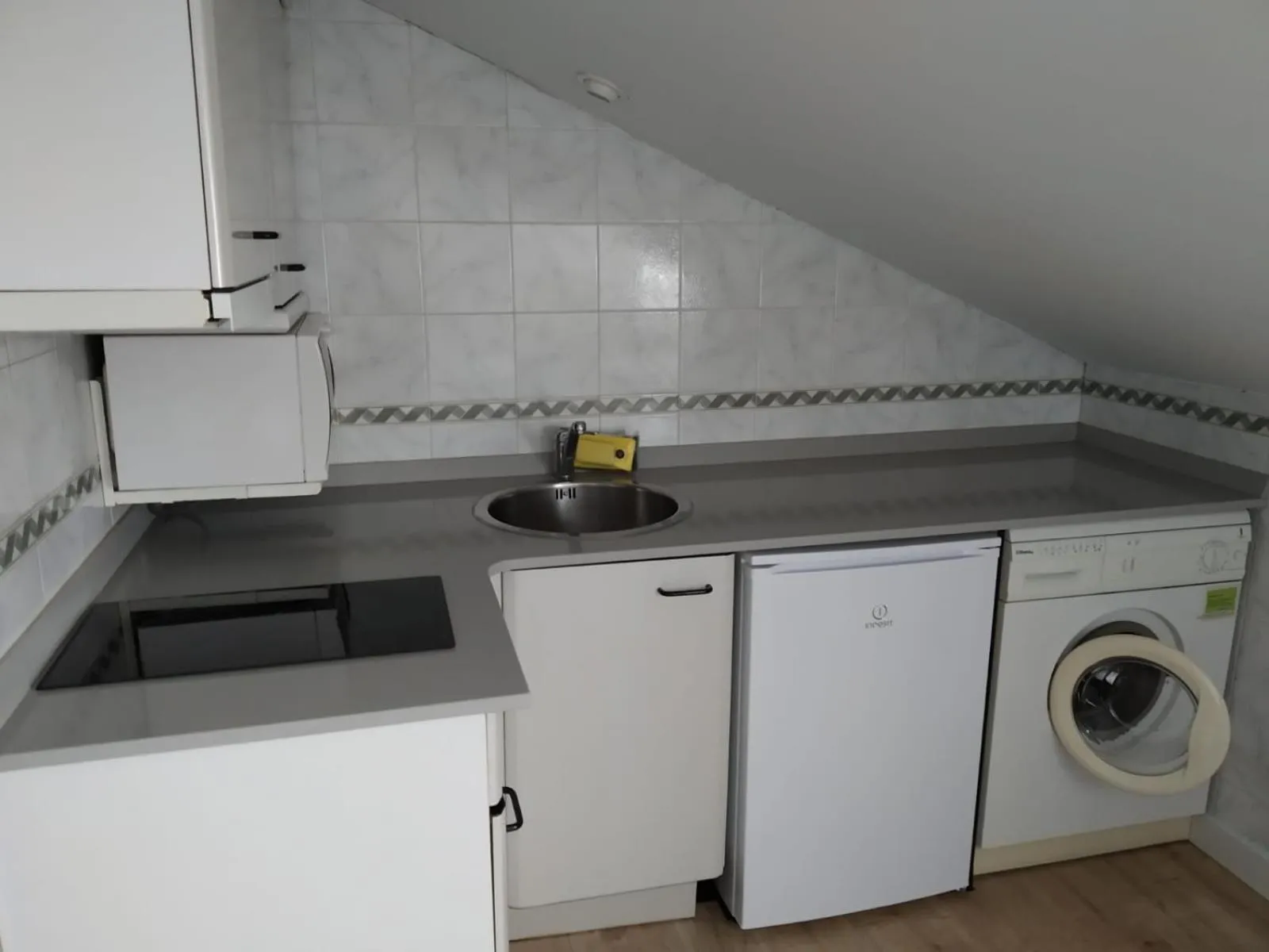 Kitchen or kitchenette in Hotel Puerto de Llanes