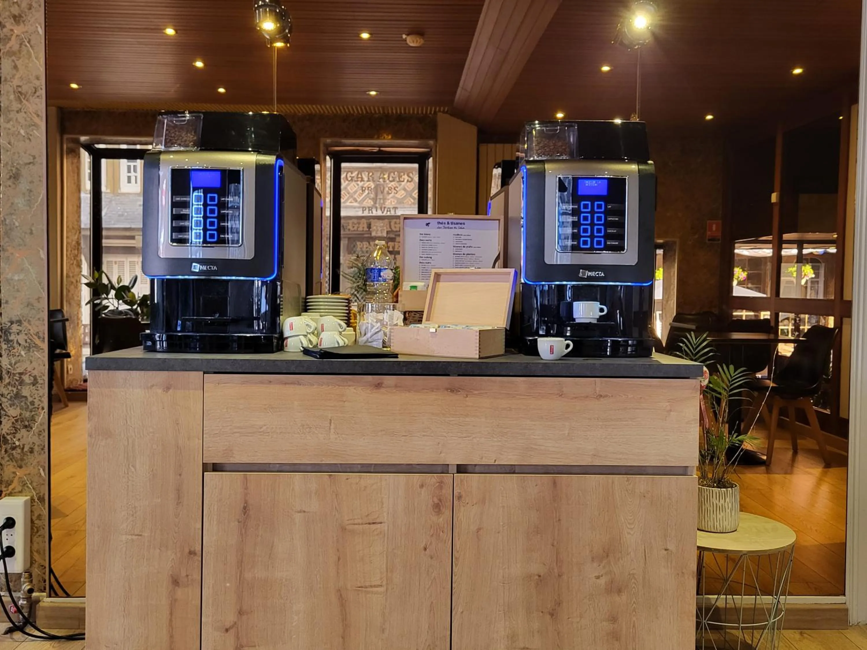 Continental breakfast in Hotel Des Falaises