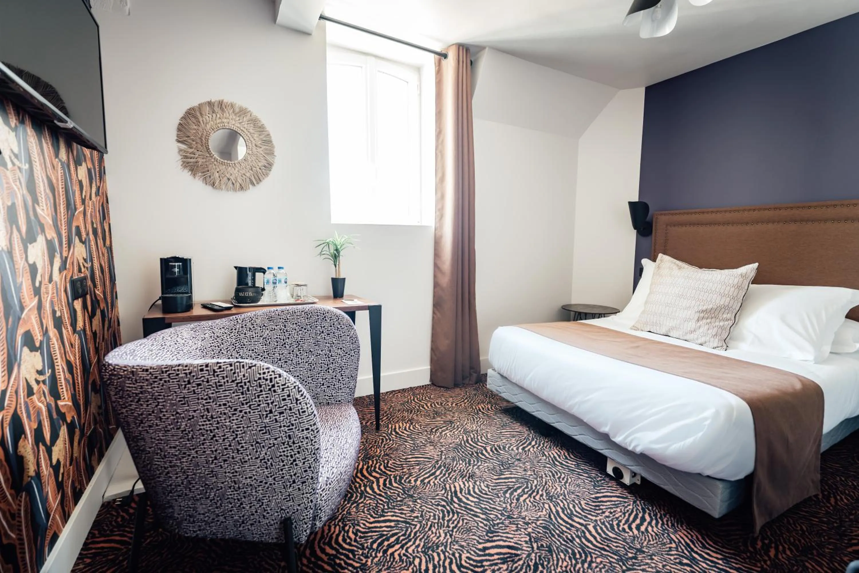 Bed in La villa 10 HÔTEL SPA