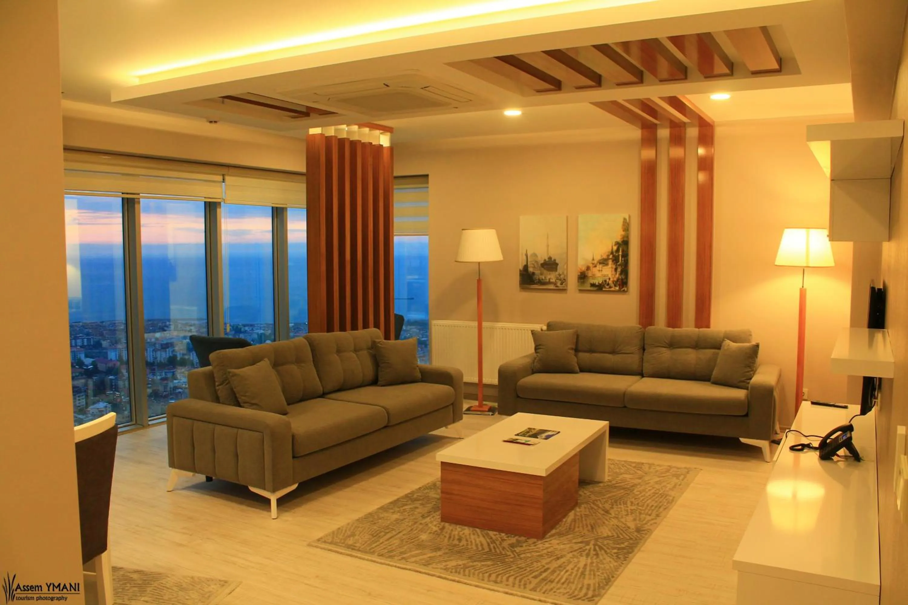 Living room in Qamar Prestige Suites