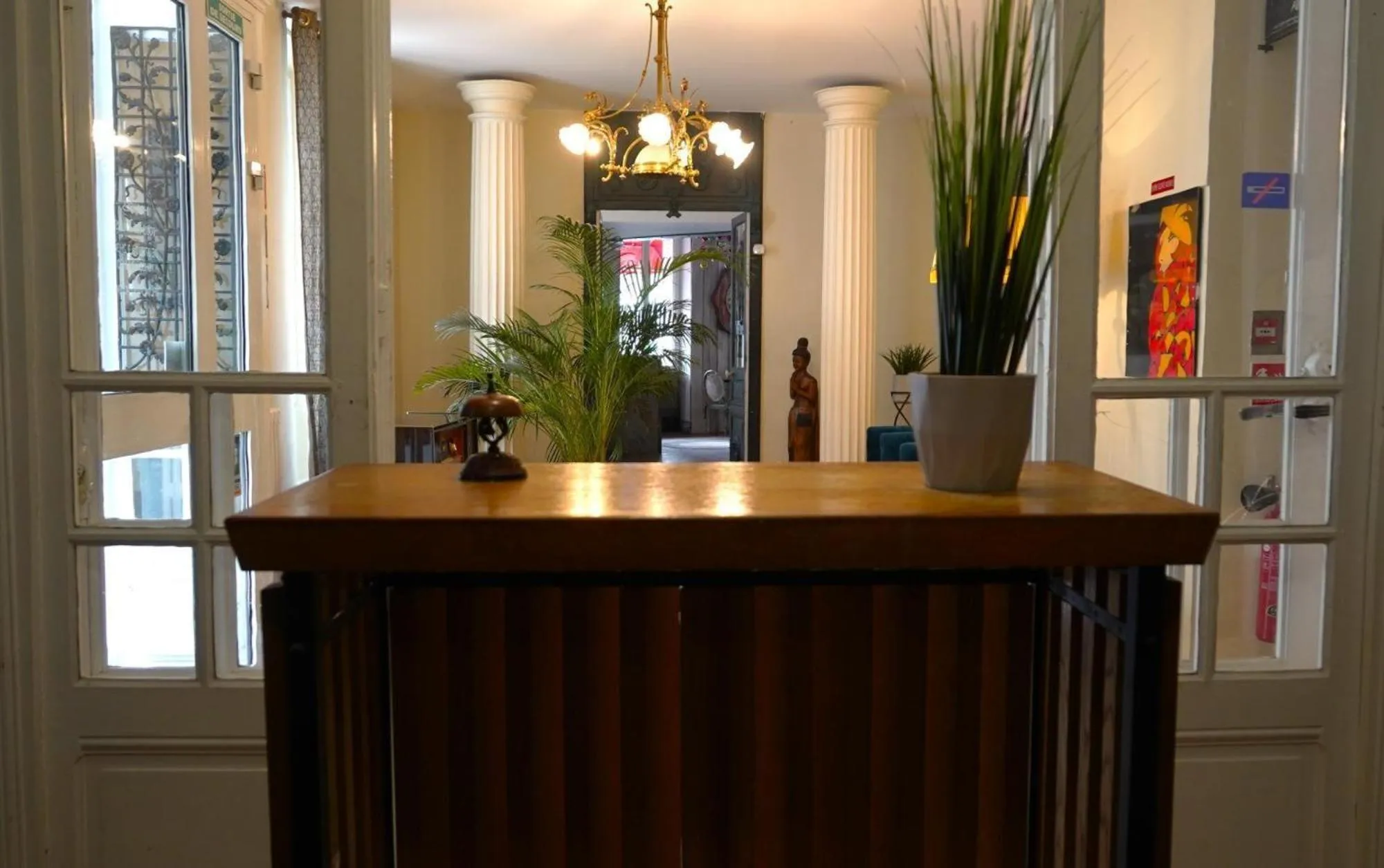 Lobby or reception in Ariane Hôtel