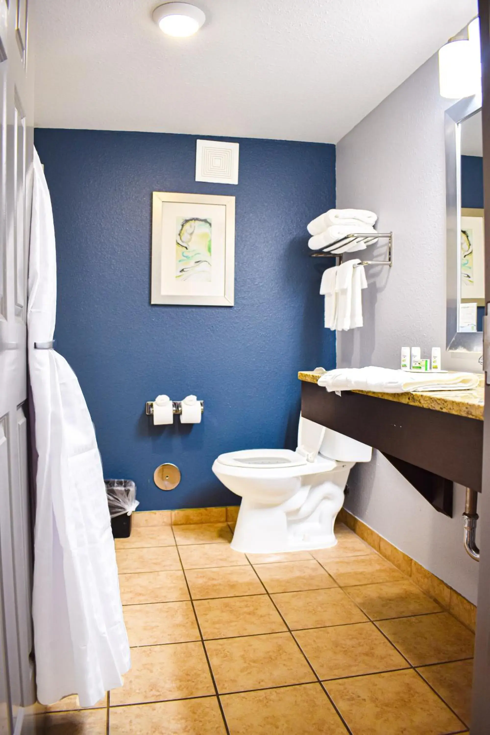 Bathroom in Baymont by Wyndham Midland Center Bathroom in Baymont by Wyndham Midland Center