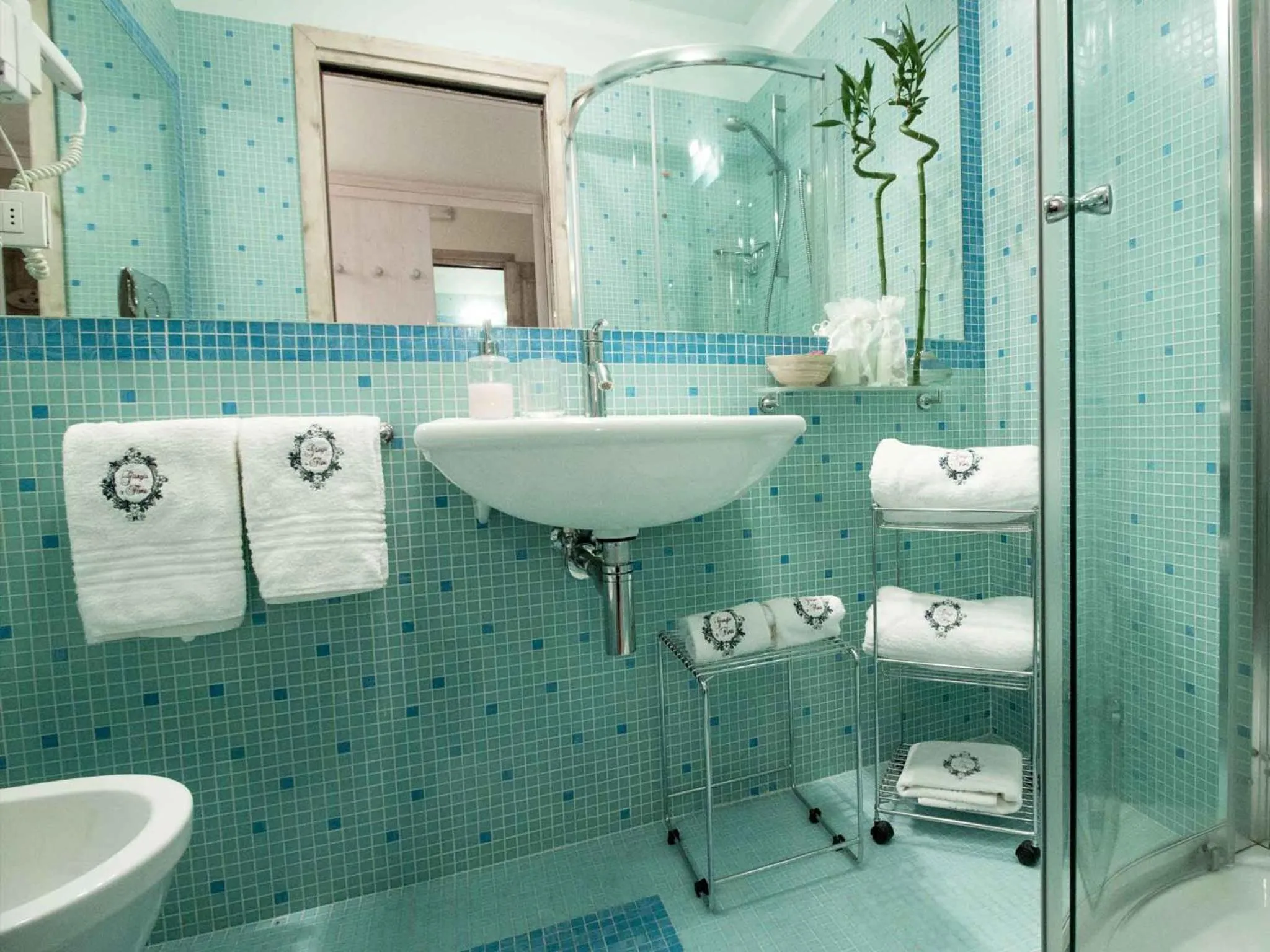 Bathroom in Giorgio e Flora Ristorante e Locanda