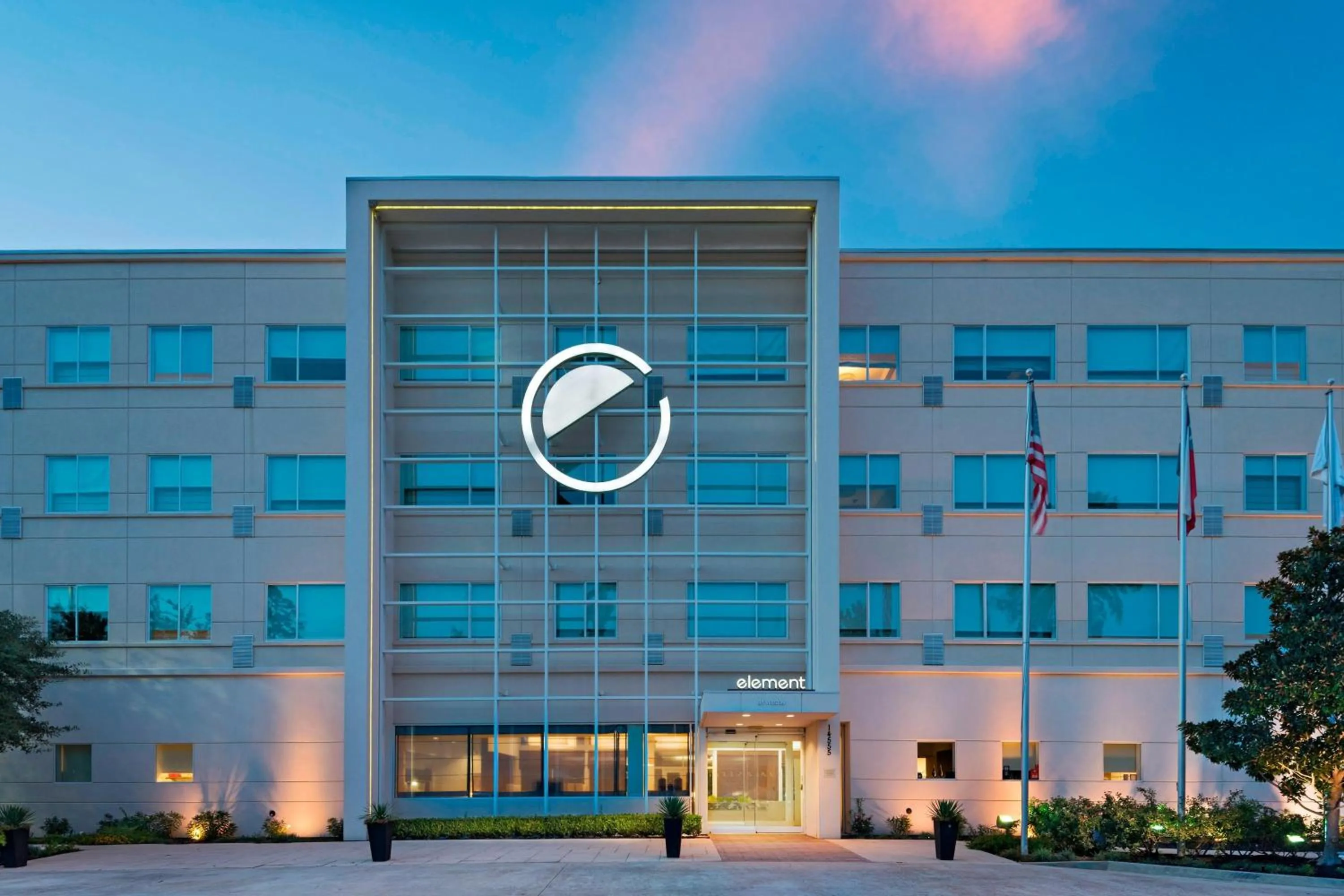 Property building in Element Houston Vintage Park