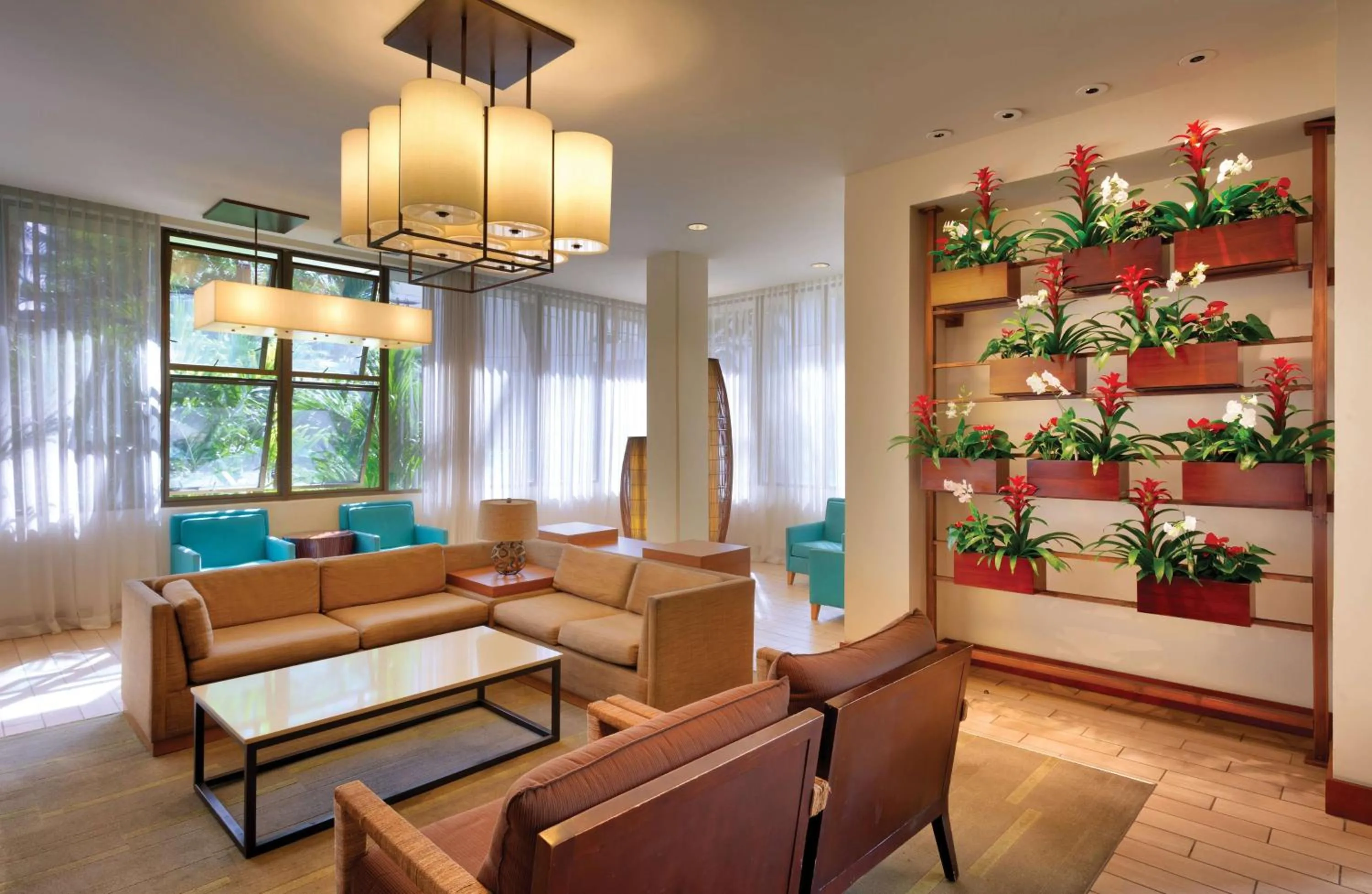 Lobby or reception in Hyatt Place Waikiki Beach