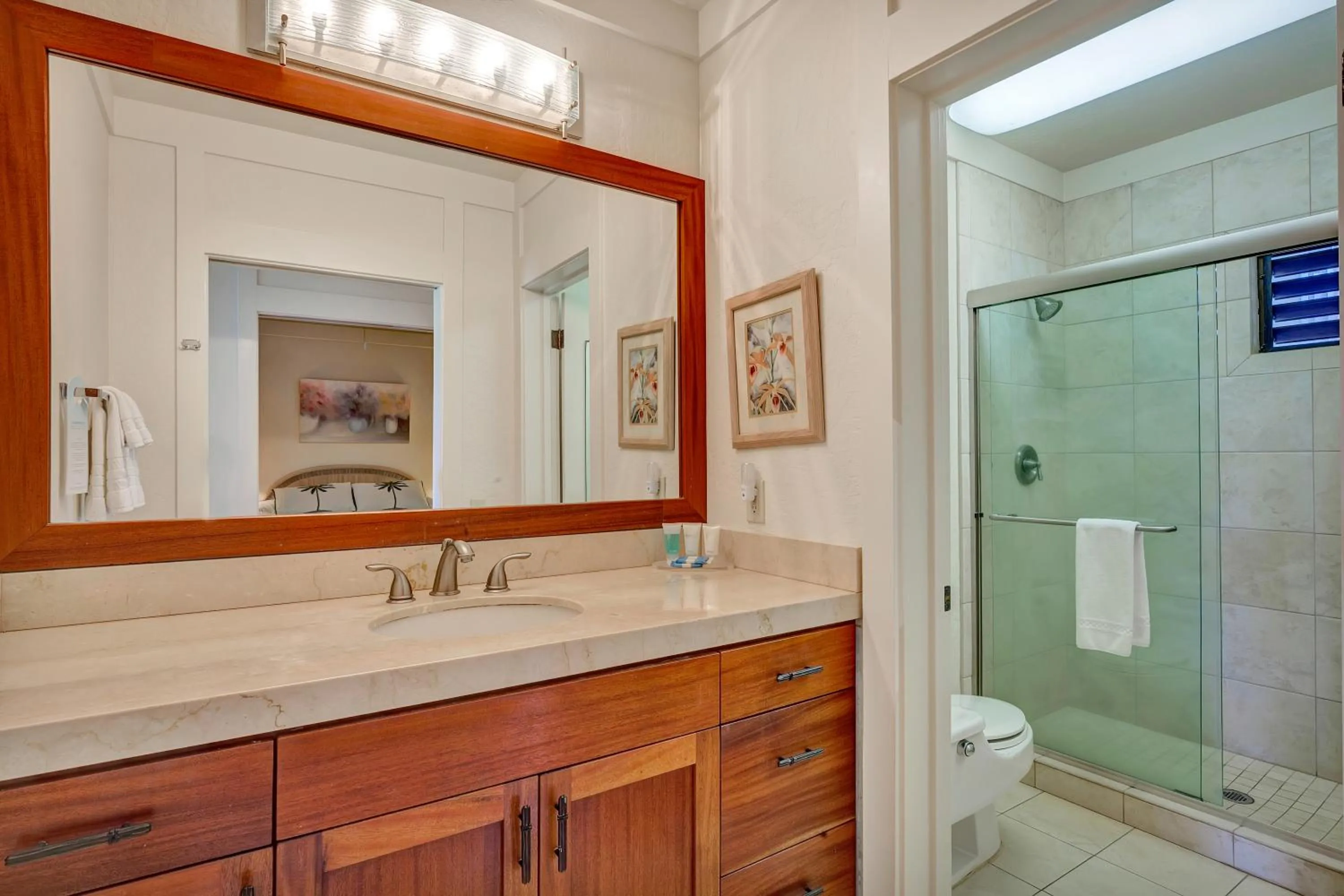 Bathroom in Kiahuna Plantation and Beach Bungalows by Castle
