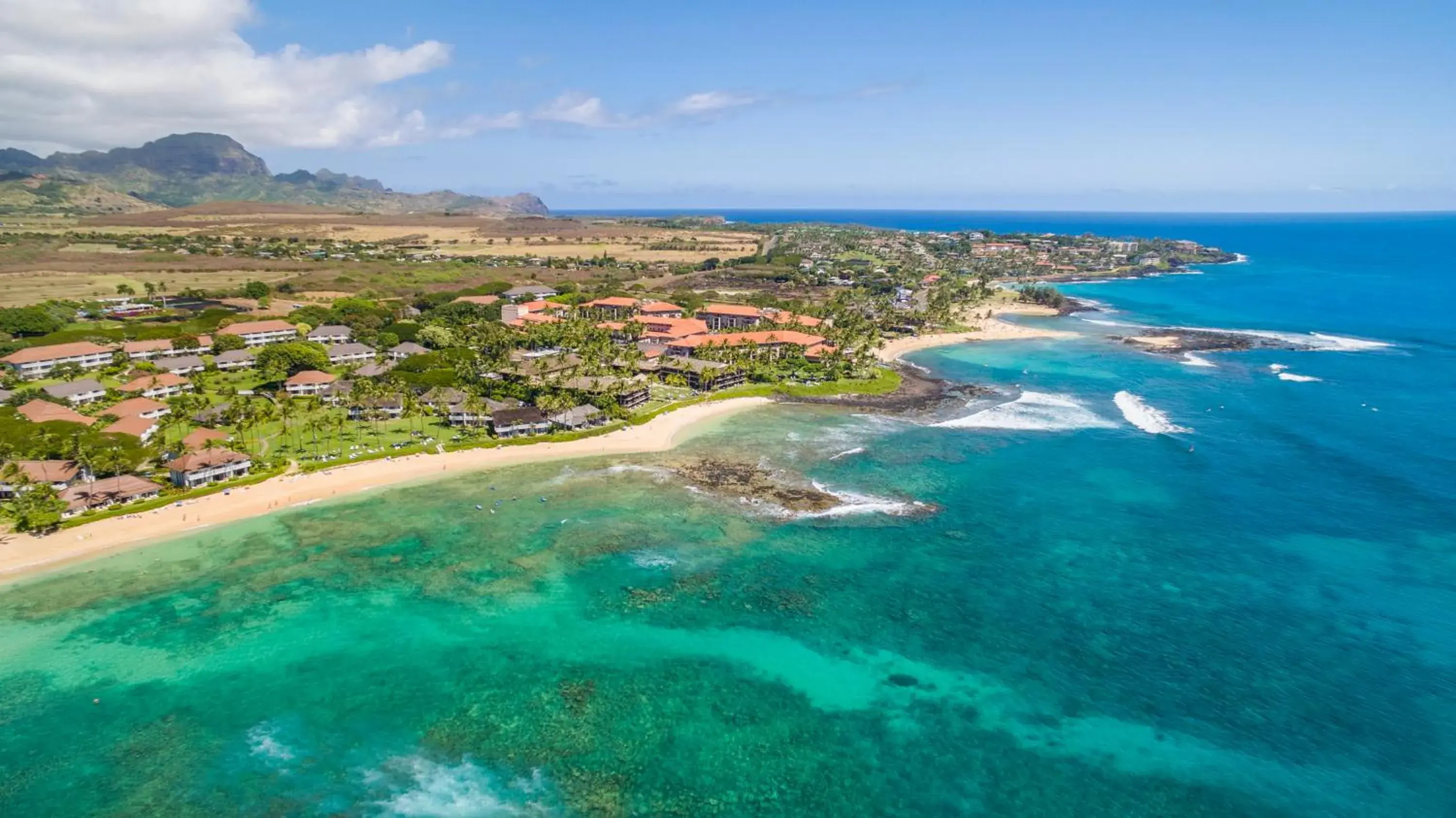 Bird's eye view in Kiahuna Plantation and Beach Bungalows by Castle Bird's eye view in Kiahuna Plantation and Beach Bungalows by Castle