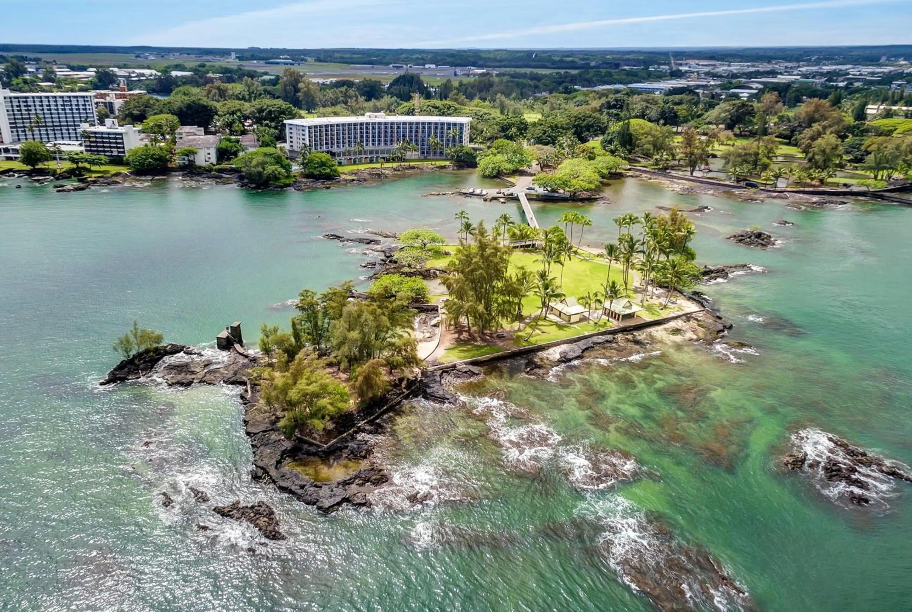 Property building in Hilo Hawaiian Hotel, Trademark Collection by Wyndham