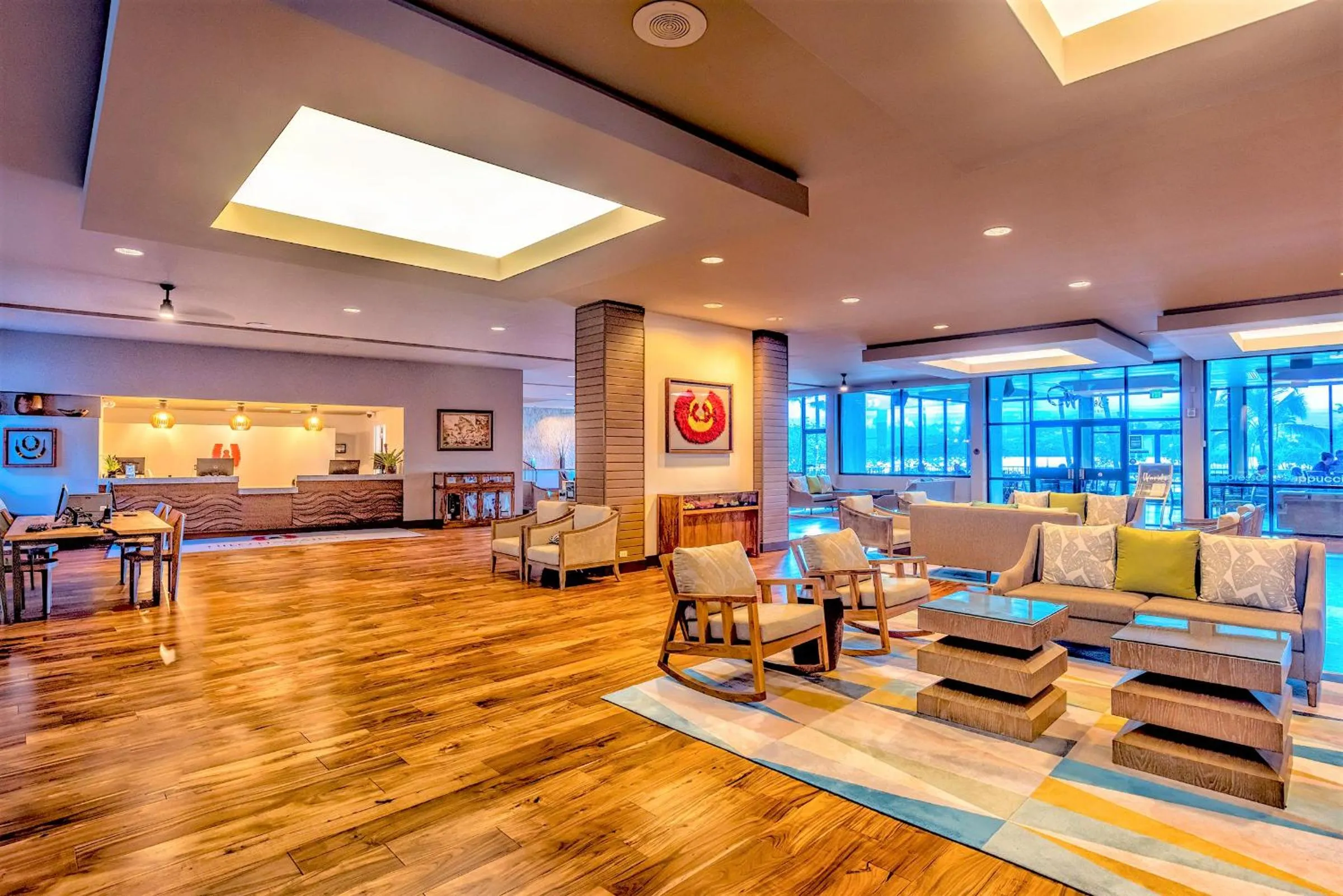 Lobby or reception in Hilo Hawaiian Hotel, Trademark Collection by Wyndham