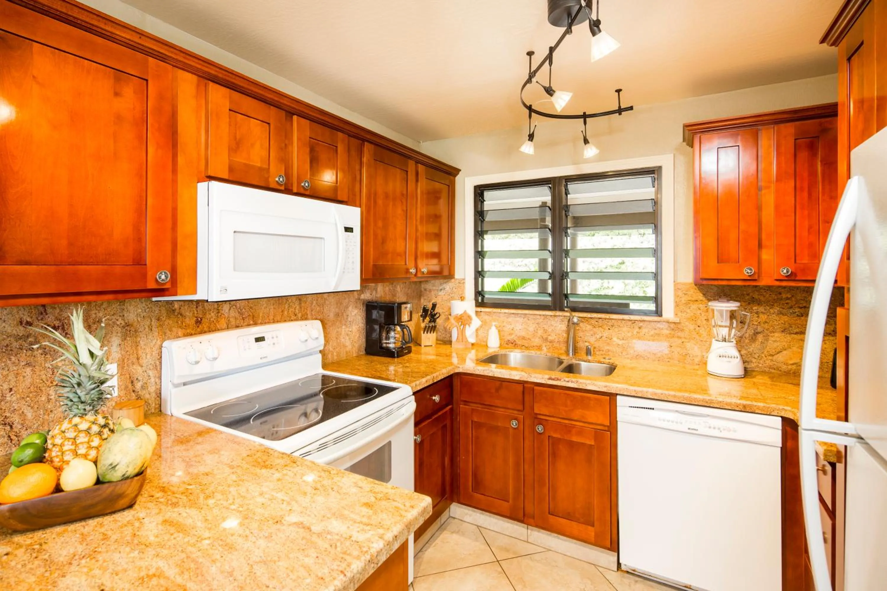 kitchen in Castle Kaha Lani Resort