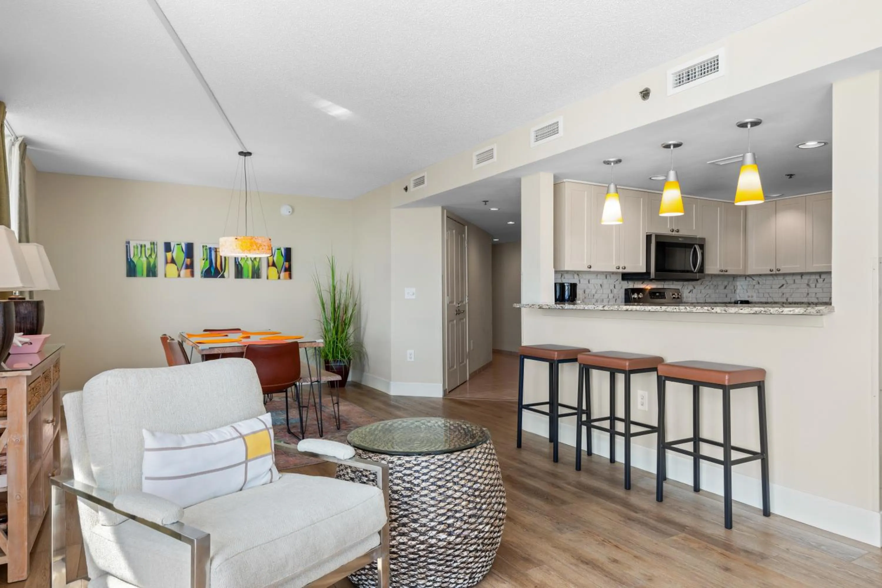 Living room in Seaside Resort