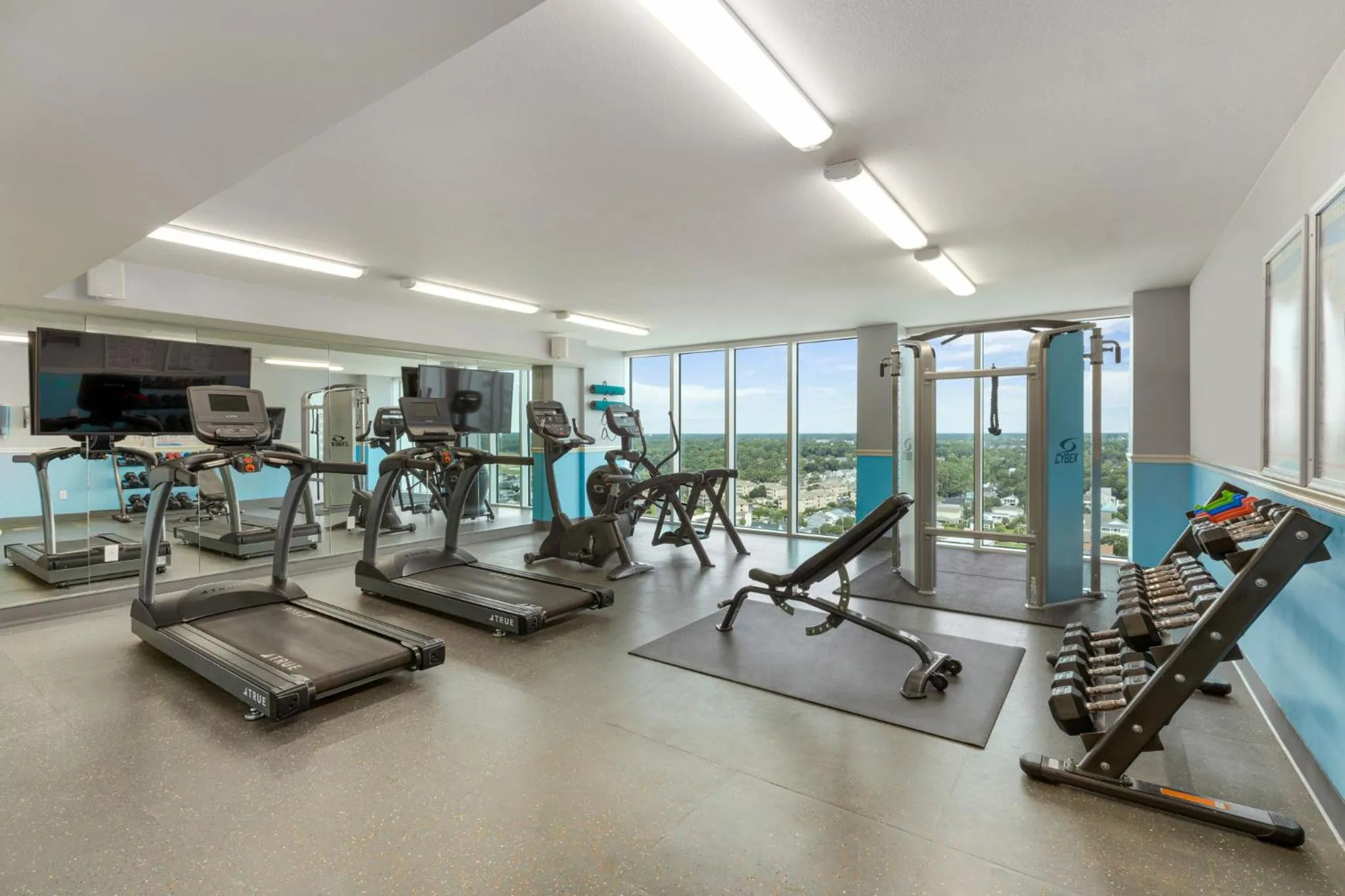 Fitness centre/facilities in Club Wyndham Towers on the Grove