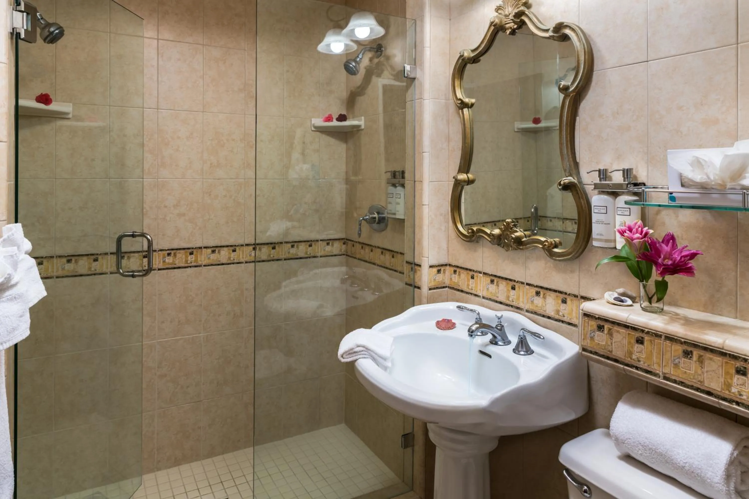 Shower in The Eagle Inn