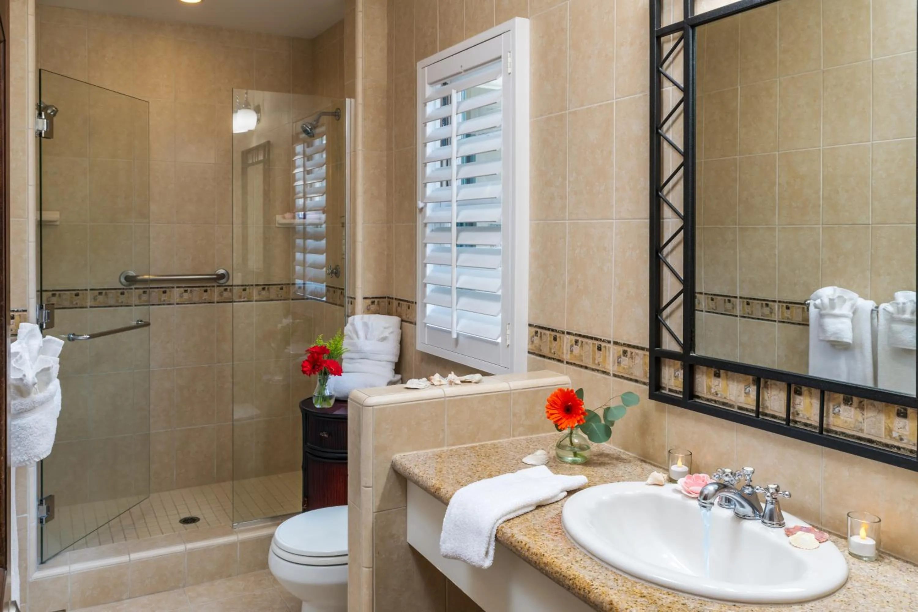 Shower in The Eagle Inn