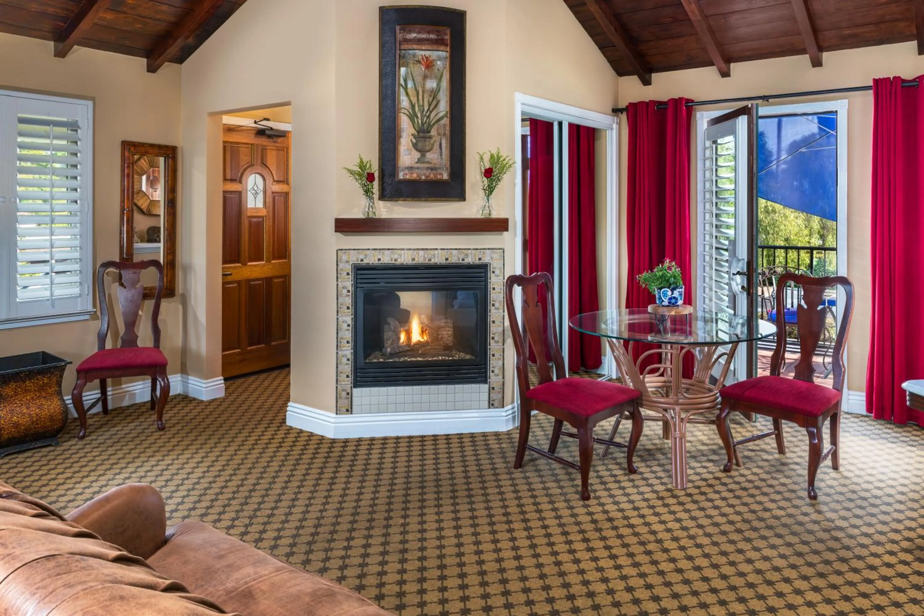 Patio in The Eagle Inn