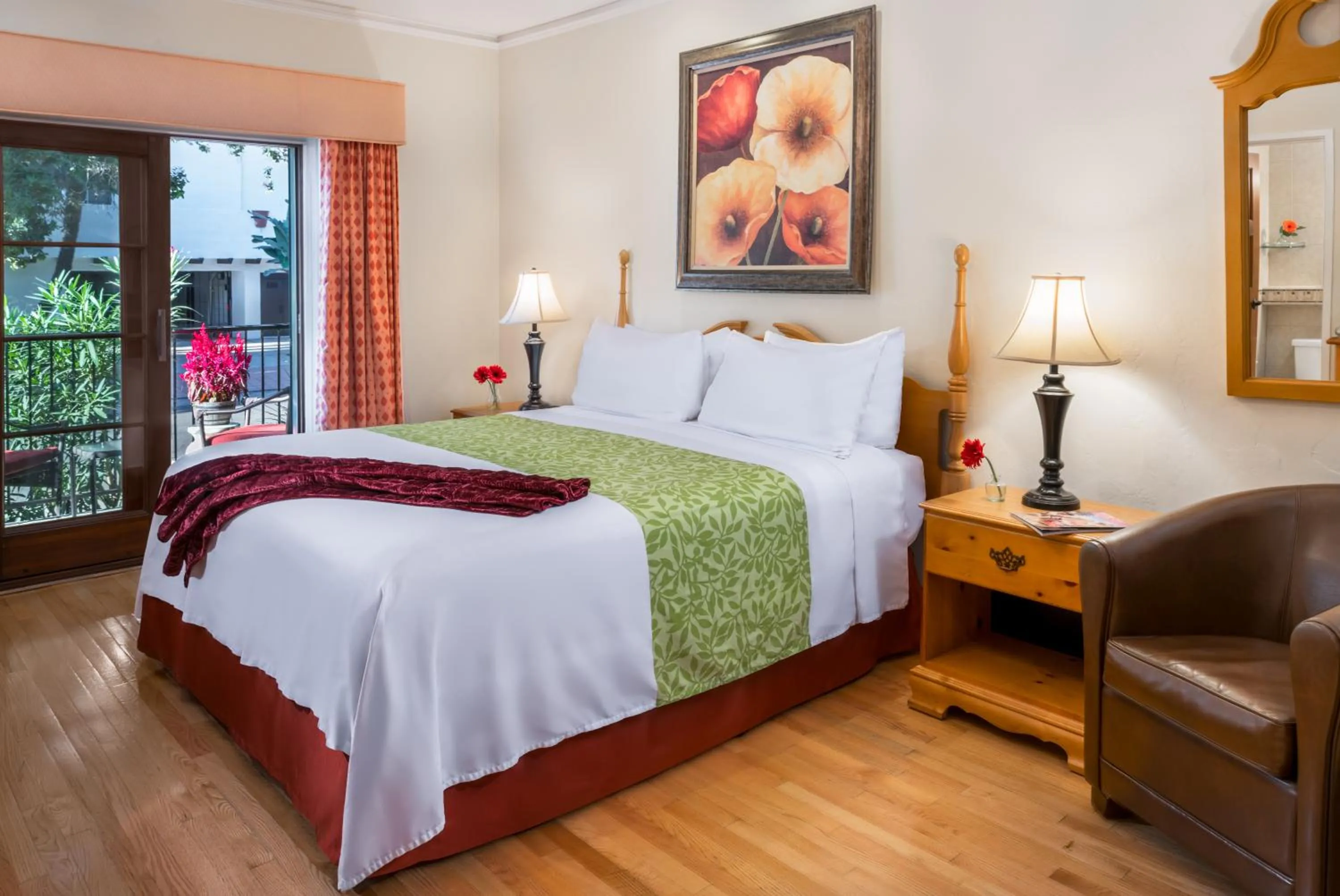 Bed in The Eagle Inn