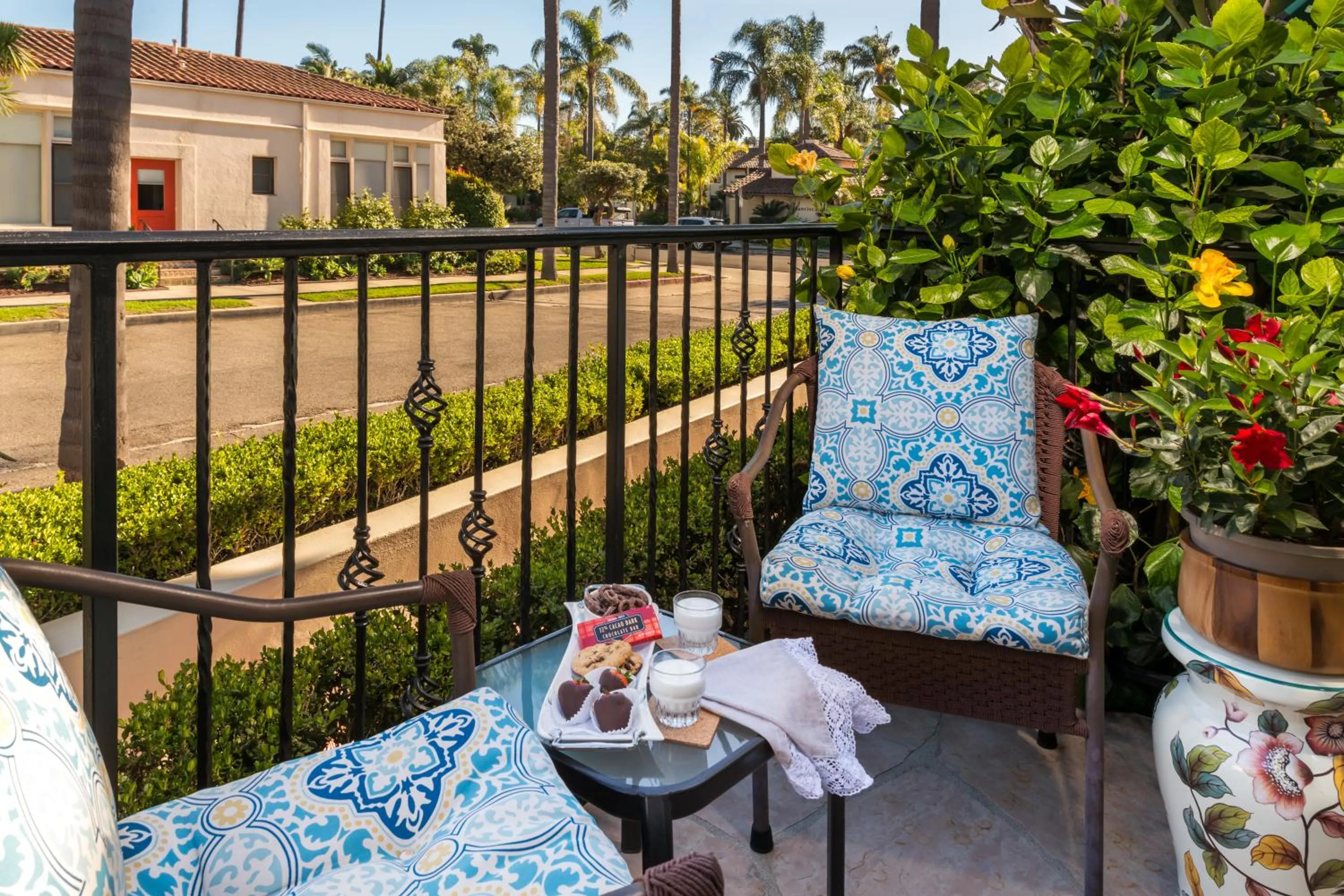 Patio in The Eagle Inn