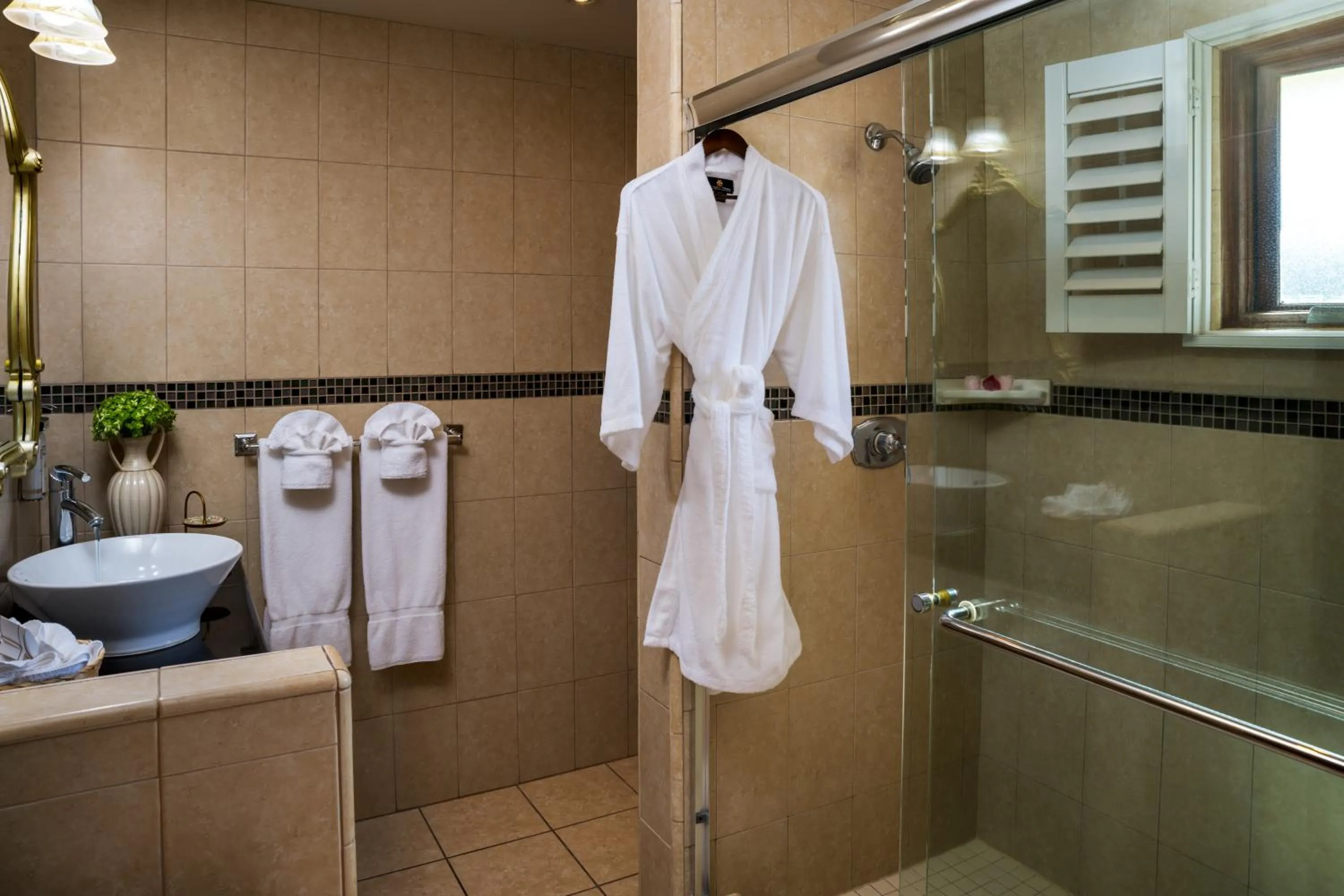 Shower in The Eagle Inn