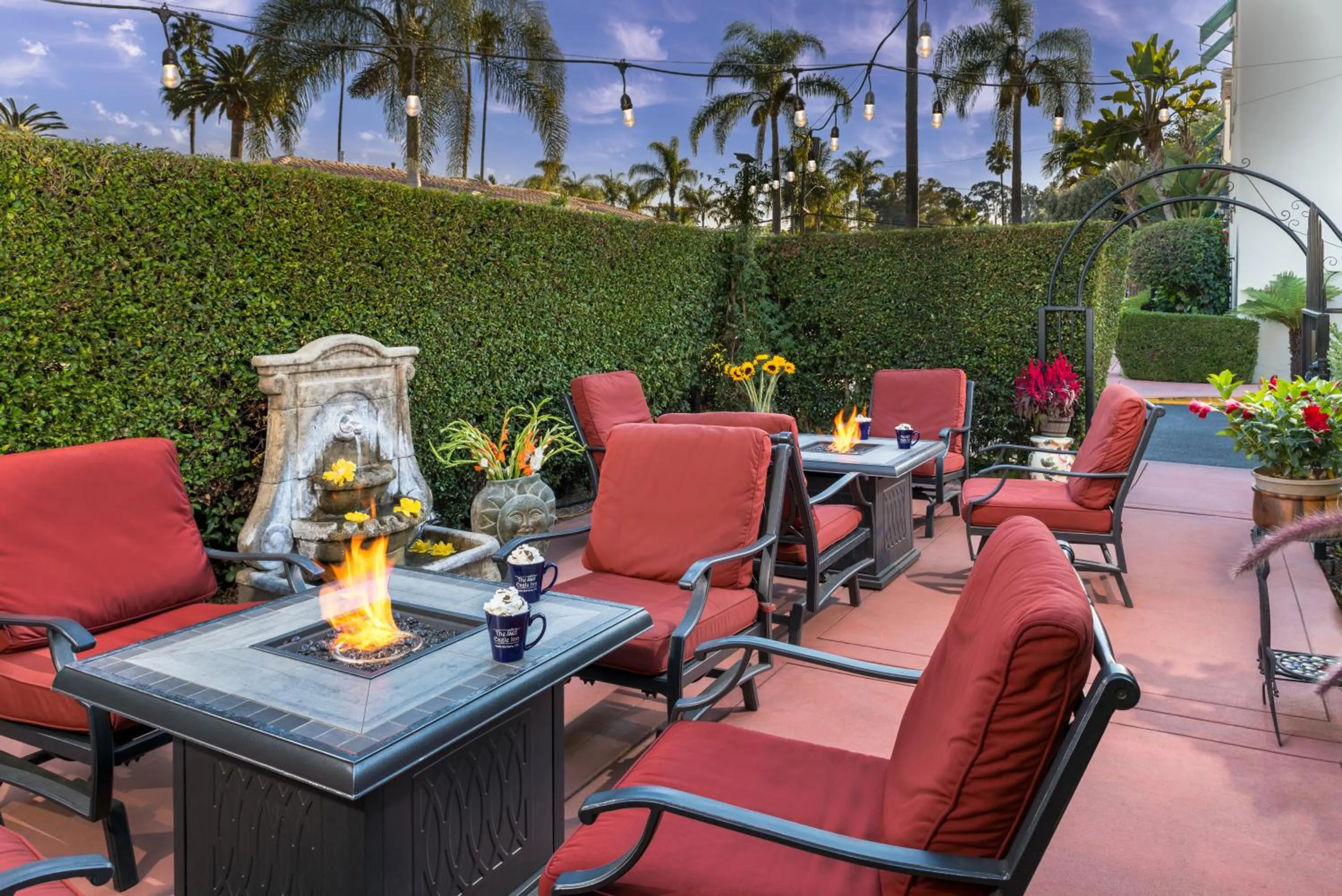 Patio in The Eagle Inn