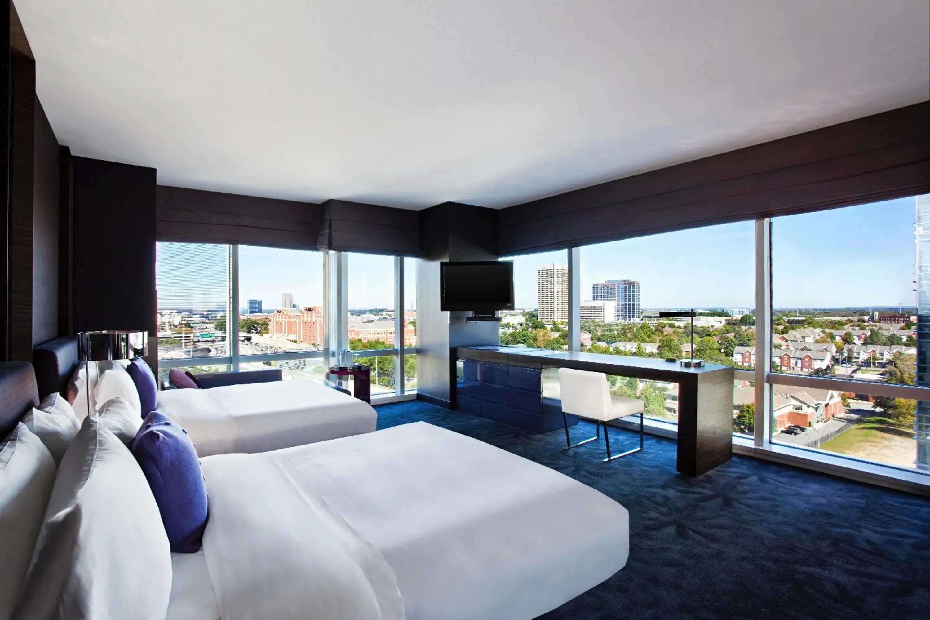 Corner Queen Room with Two Queen Beds in W Atlanta Downtown Corner Queen Room with Two Queen Beds in W Atlanta Downtown