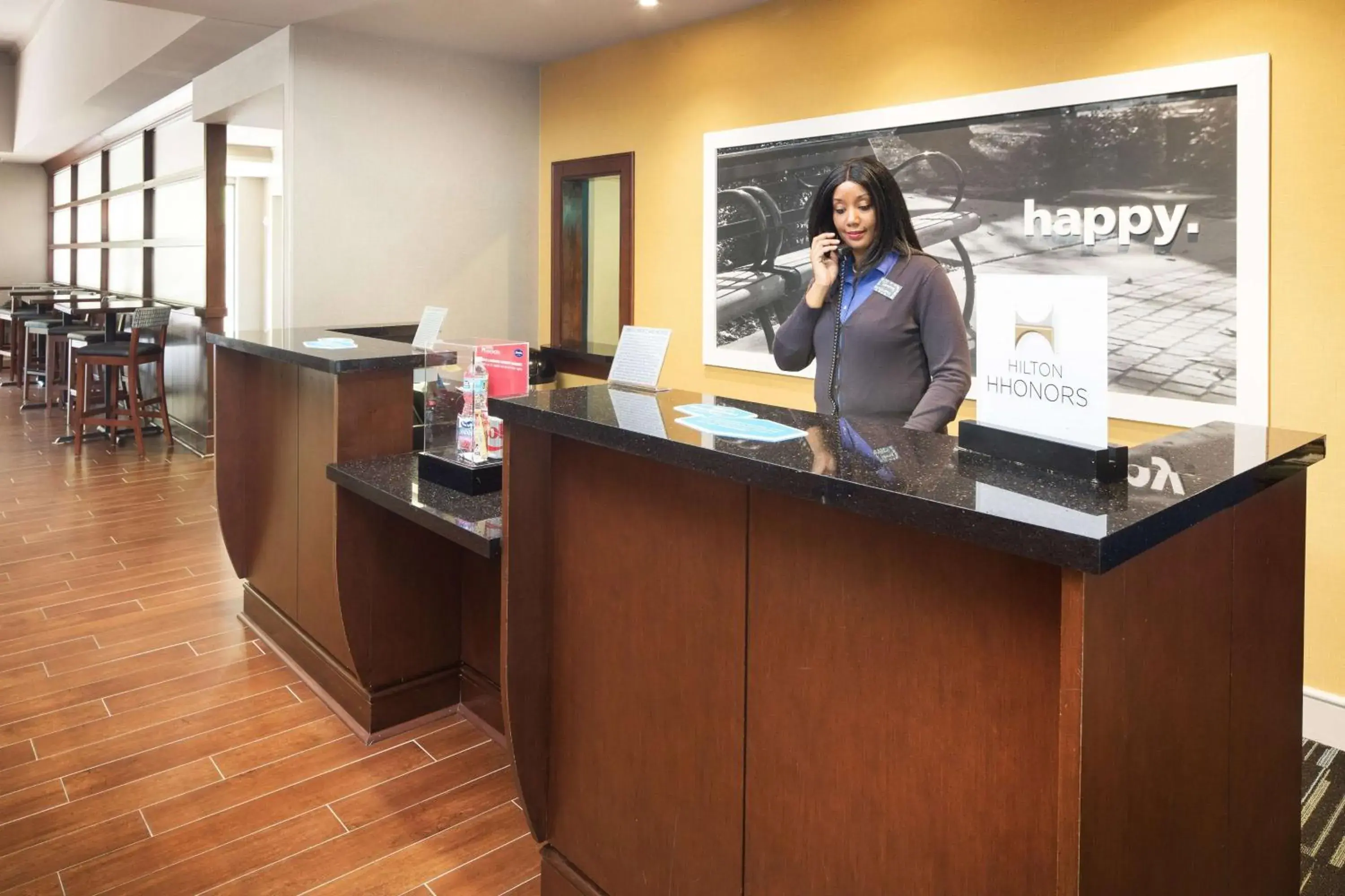 Lobby or reception in Hampton Inn & Suites Little Rock-Downtown Lobby or reception in Hampton Inn & Suites Little Rock-Downtown