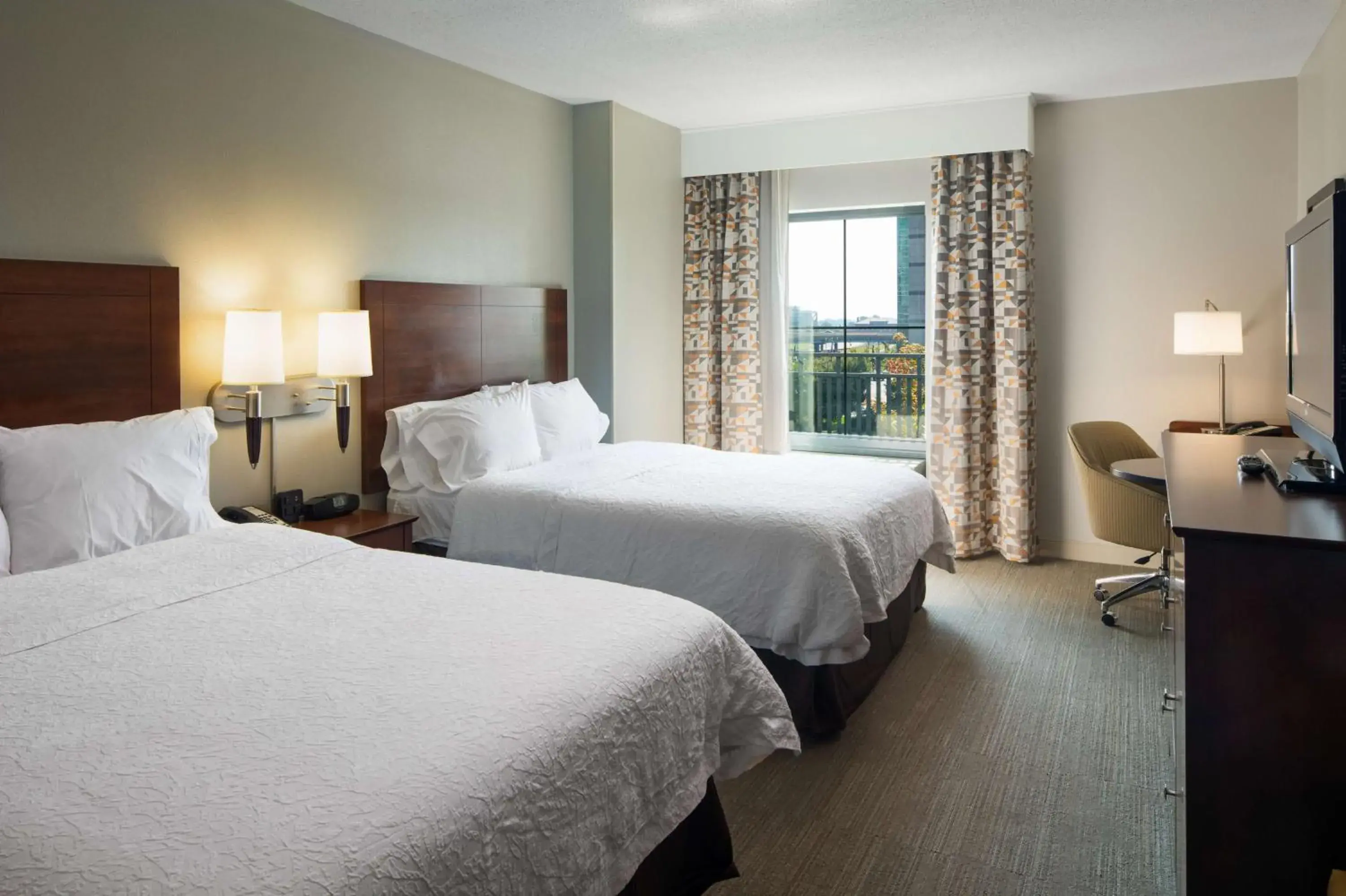 Room with Two Queen Beds - Non-Smoking in Hampton Inn & Suites Little Rock-Downtown Room with Two Queen Beds - Non-Smoking in Hampton Inn & Suites Little Rock-Downtown