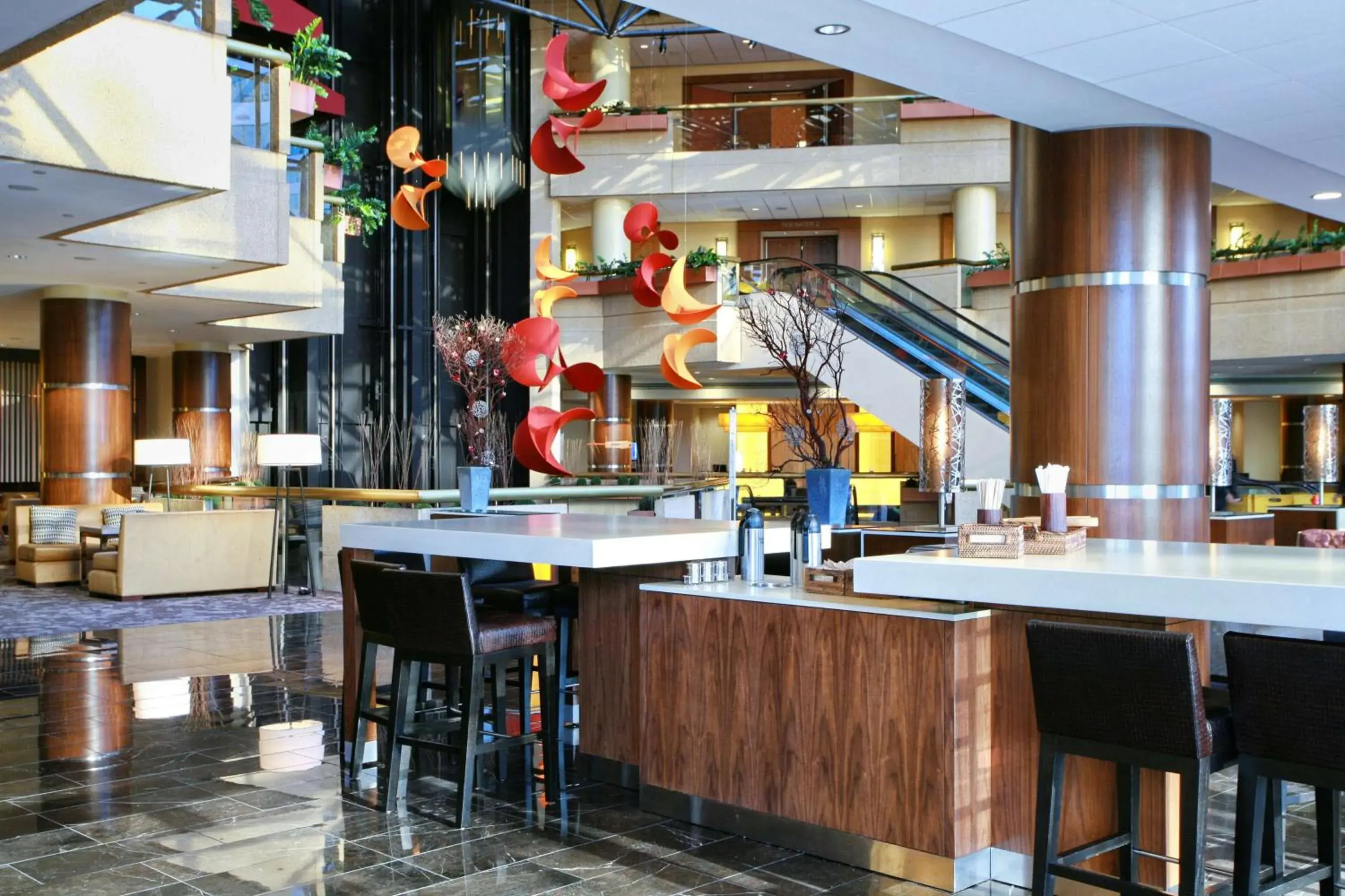 Lobby or reception in Hyatt Regency Crystal City at Reagan National Airport Lobby or reception in Hyatt Regency Crystal City at Reagan National Airport