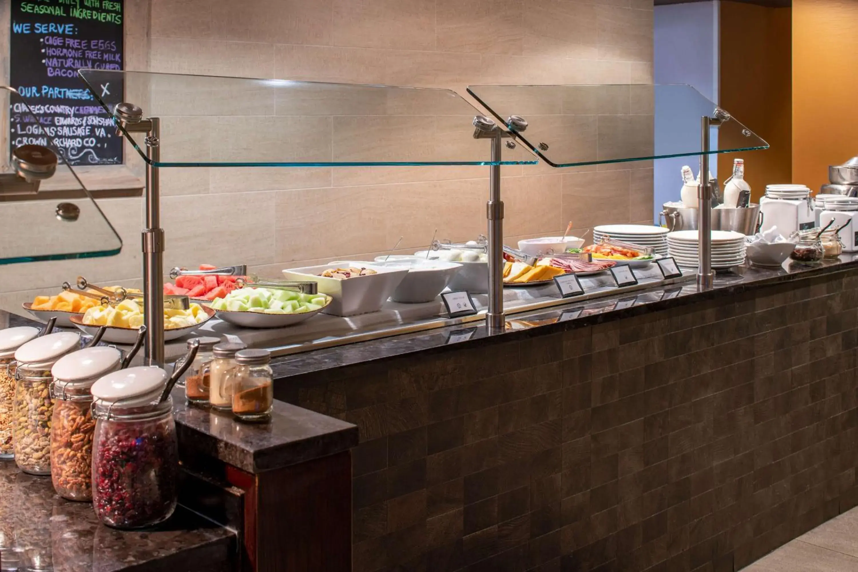 Buffet breakfast in Hyatt Regency Crystal City at Reagan National Airport Buffet breakfast in Hyatt Regency Crystal City at Reagan National Airport