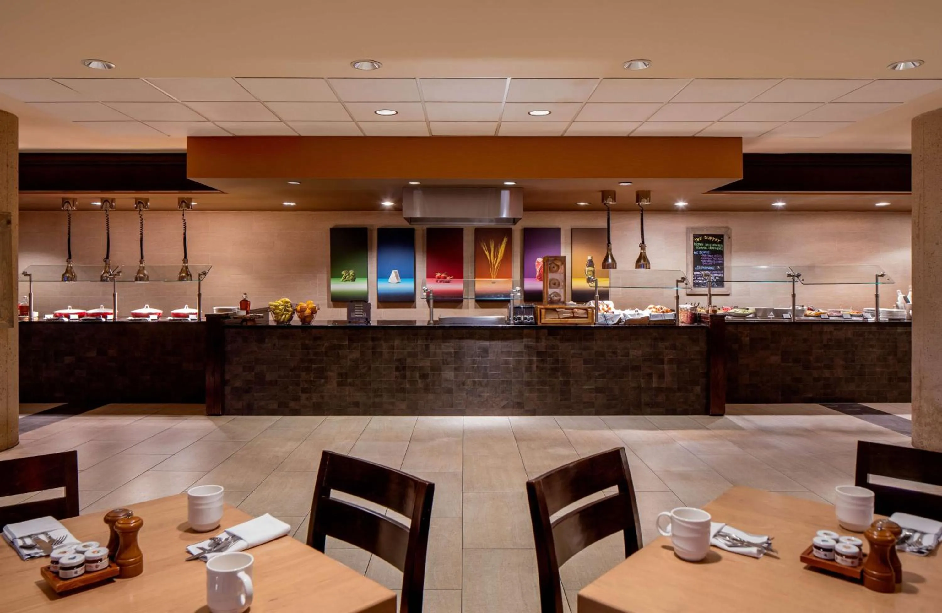 Buffet breakfast in Hyatt Regency Crystal City at Reagan National Airport