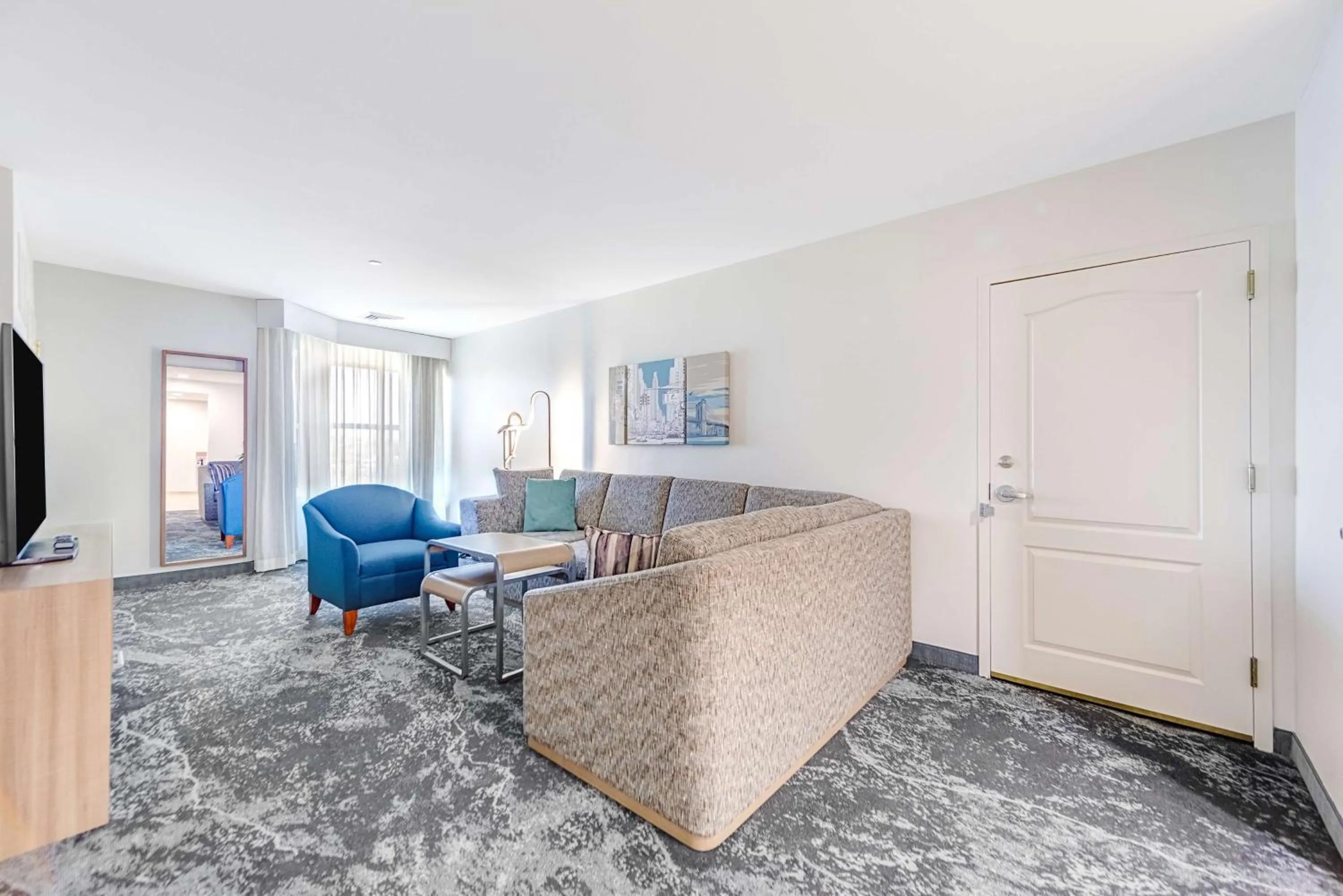 Living room in Homewood Suites by Hilton East Rutherford - Meadowlands, NJ