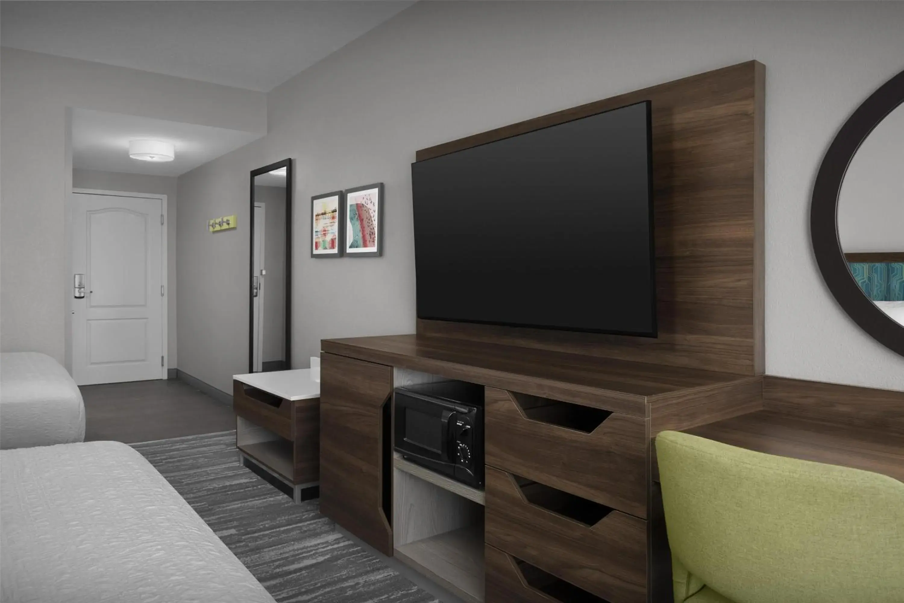 Bed in Hampton Inn & Suites Jacksonville South - Bartram Park Bed in Hampton Inn & Suites Jacksonville South - Bartram Park