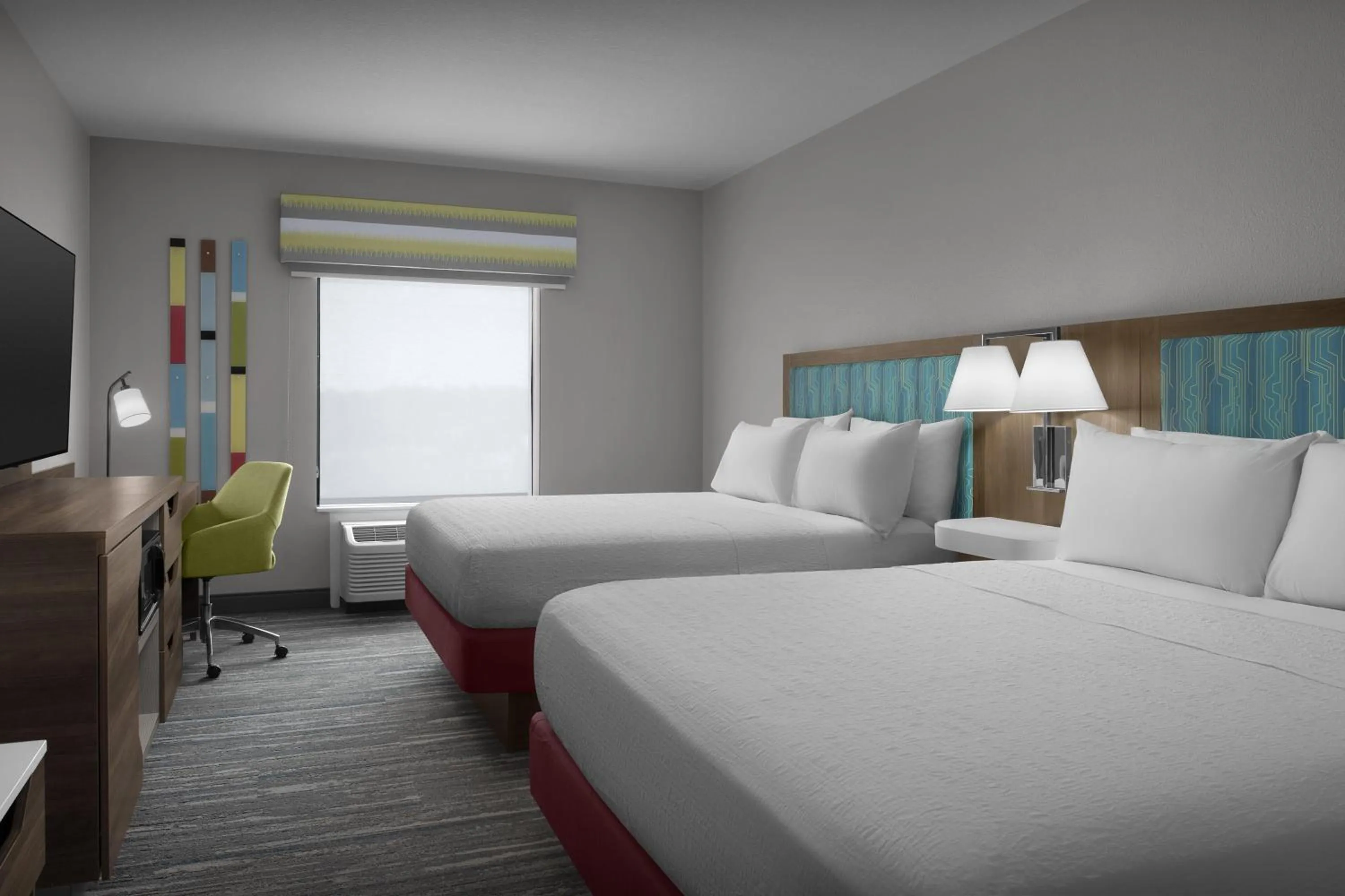 Bed in Hampton Inn & Suites Jacksonville South - Bartram Park