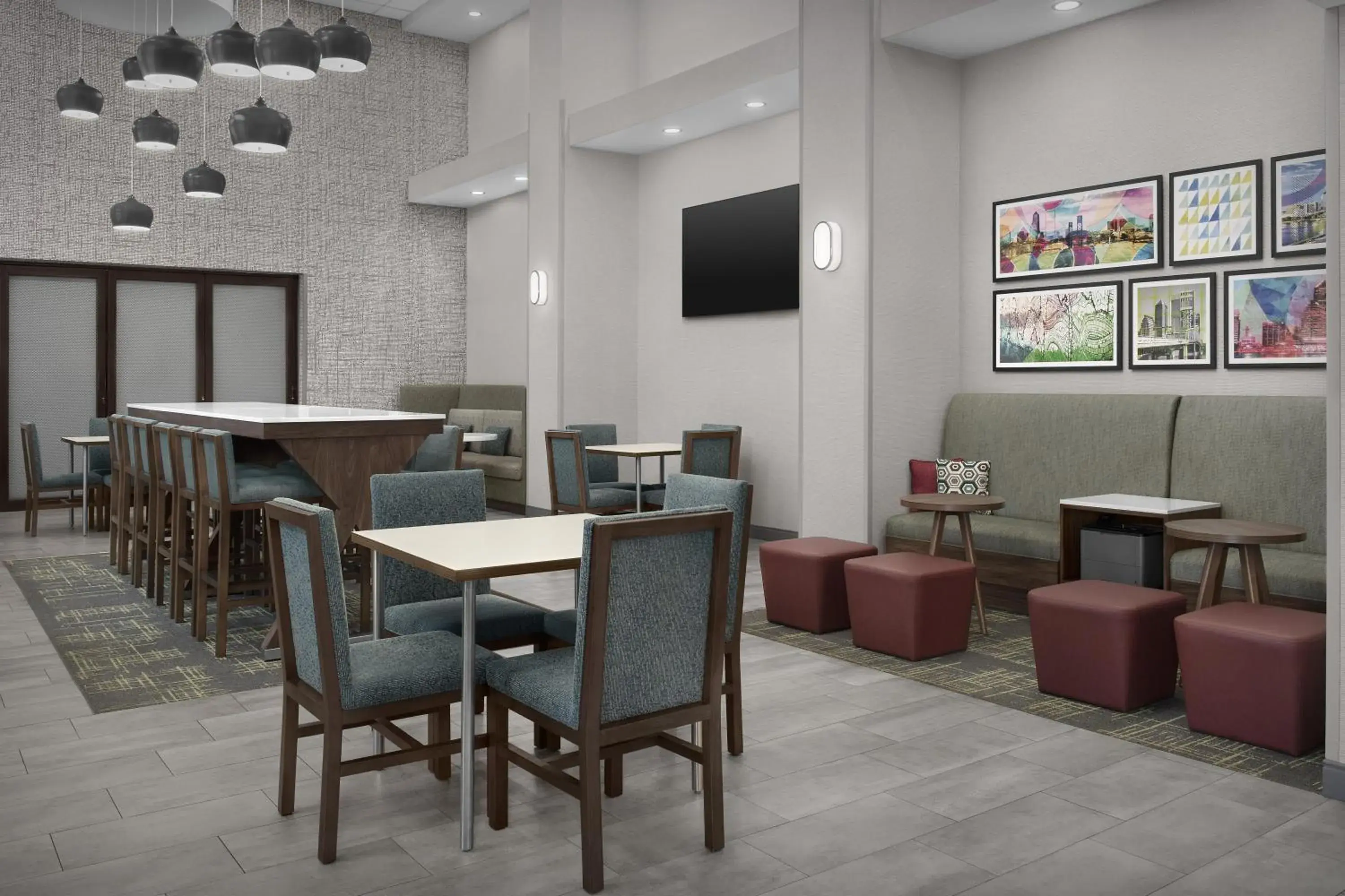 Lobby or reception in Hampton Inn & Suites Jacksonville South - Bartram Park Lobby or reception in Hampton Inn & Suites Jacksonville South - Bartram Park