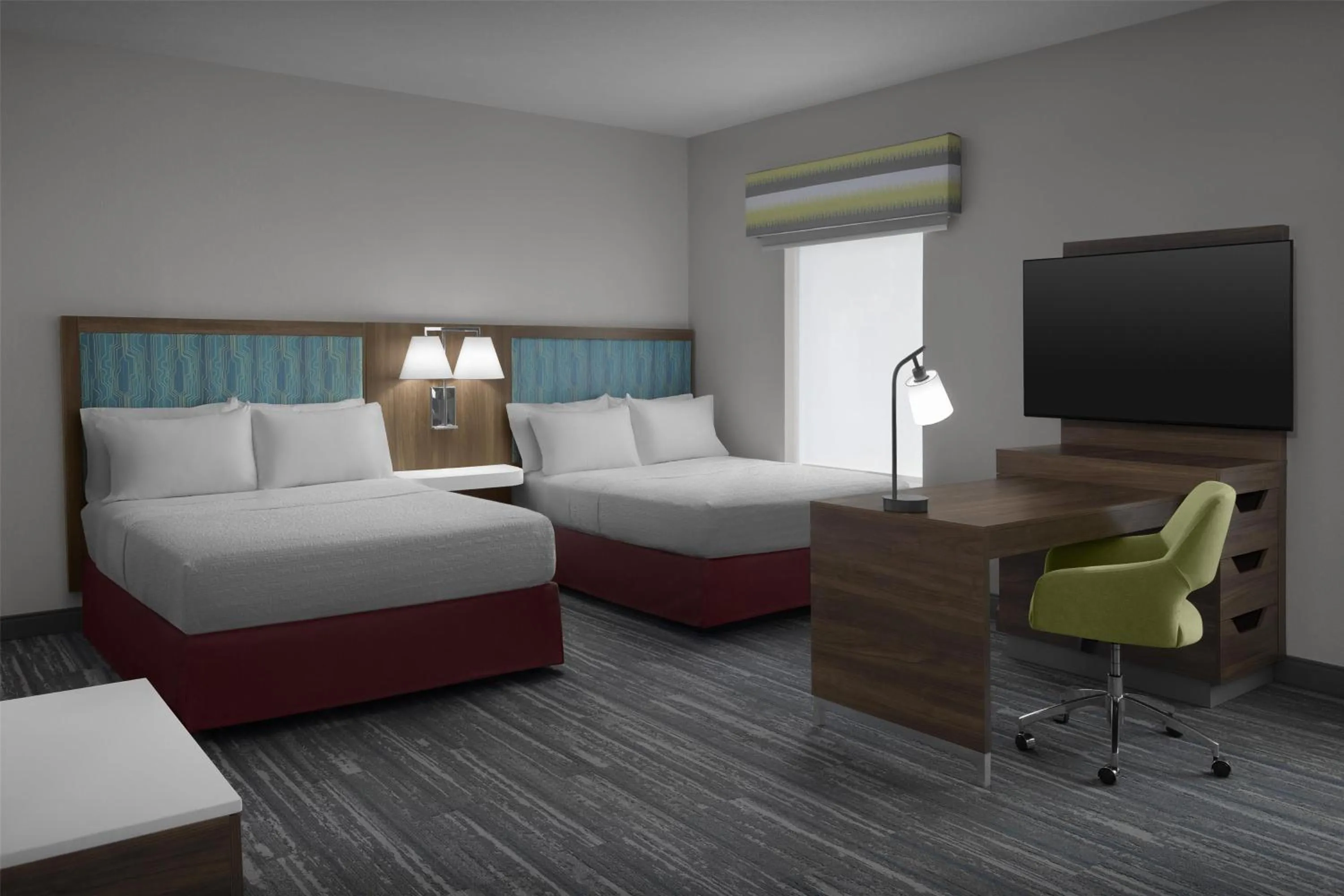 Bedroom, Bed in Hampton Inn & Suites Jacksonville South - Bartram Park