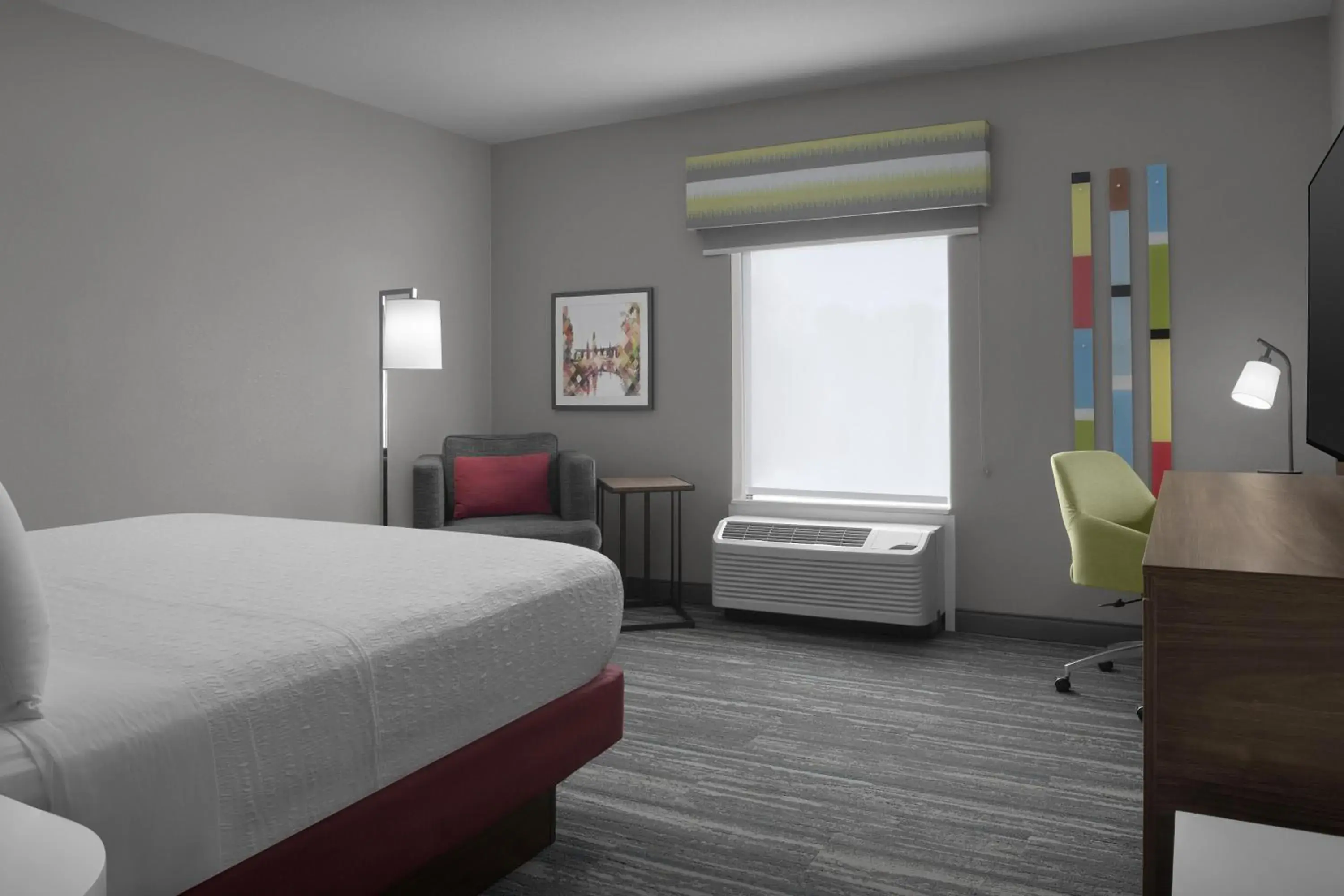 Bed in Hampton Inn & Suites Jacksonville South - Bartram Park Bed in Hampton Inn & Suites Jacksonville South - Bartram Park