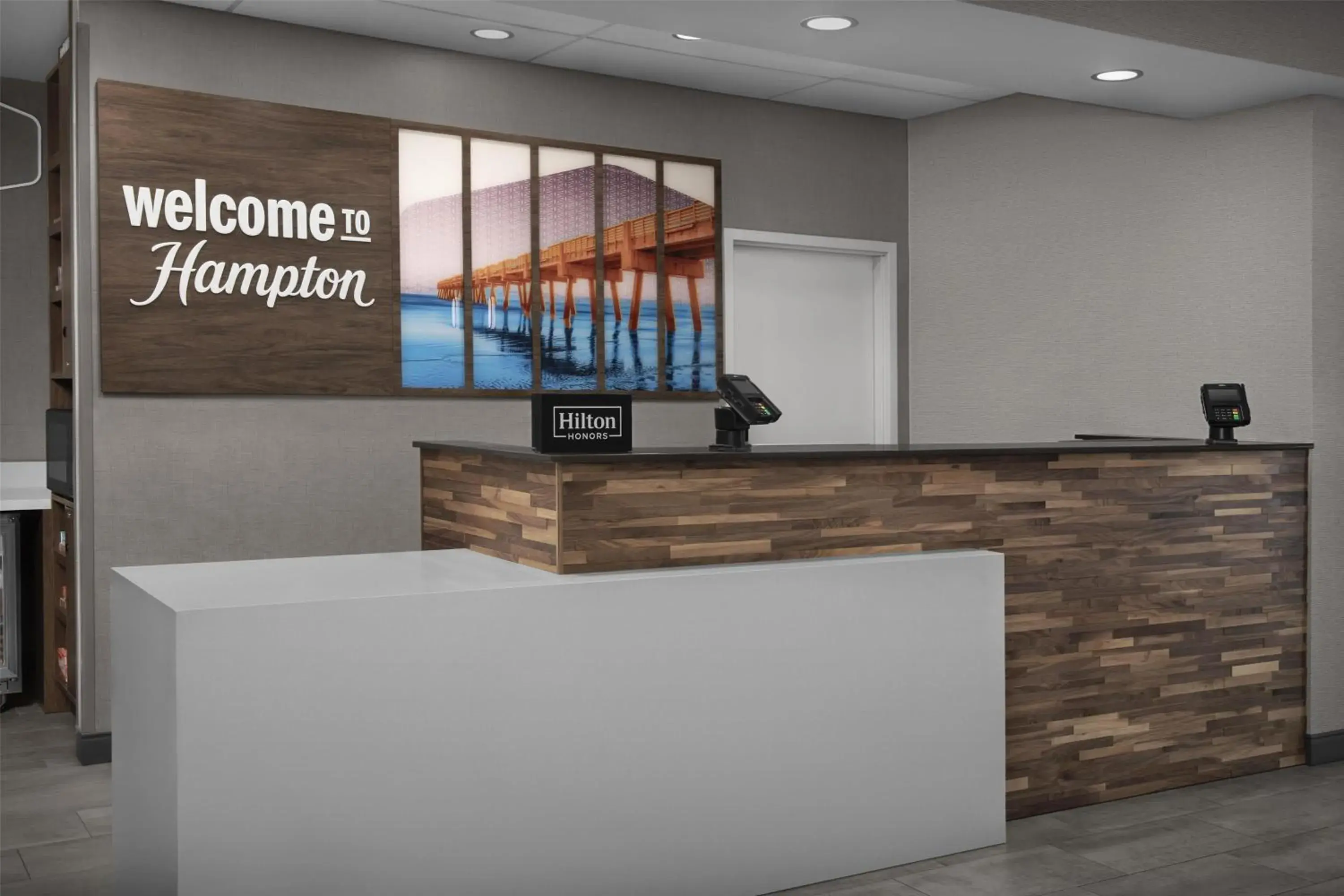 Lobby or reception in Hampton Inn & Suites Jacksonville South - Bartram Park Lobby or reception in Hampton Inn & Suites Jacksonville South - Bartram Park