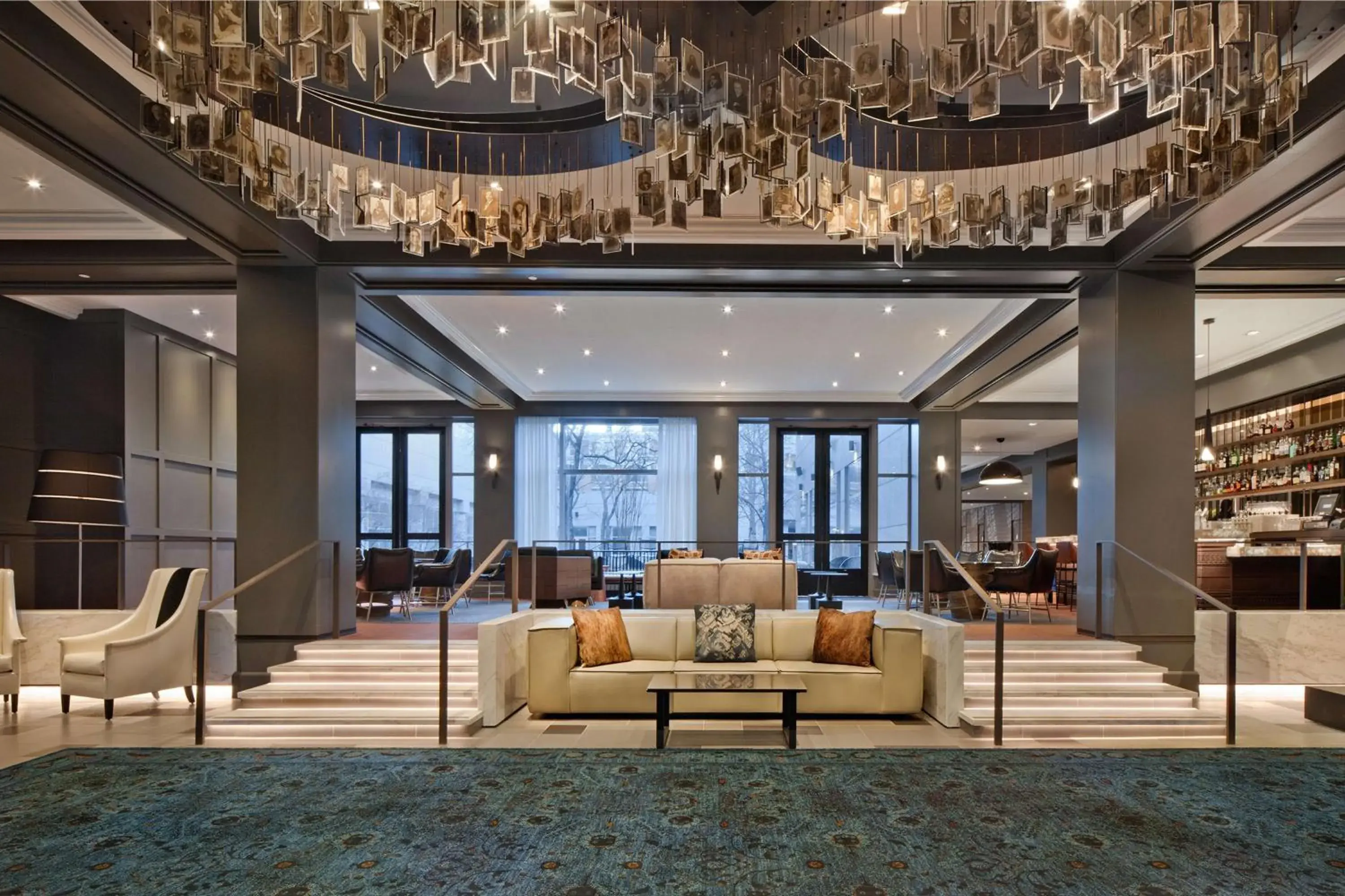 Lobby or reception in The Logan Philadelphia, Curio Collection by Hilton Lobby or reception in The Logan Philadelphia, Curio Collection by Hilton