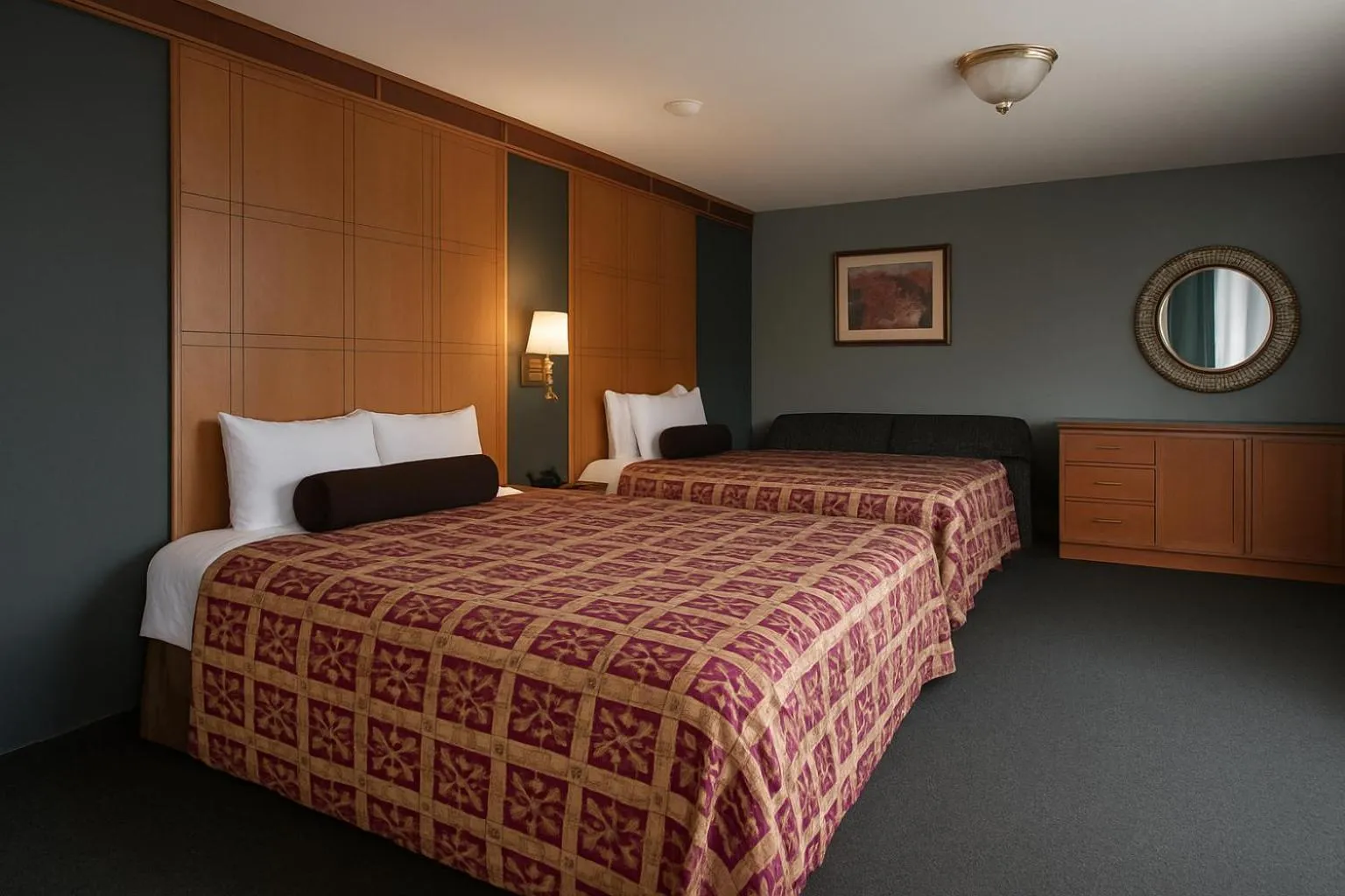 Bed in Liberty Inn Absecon Atlantic City