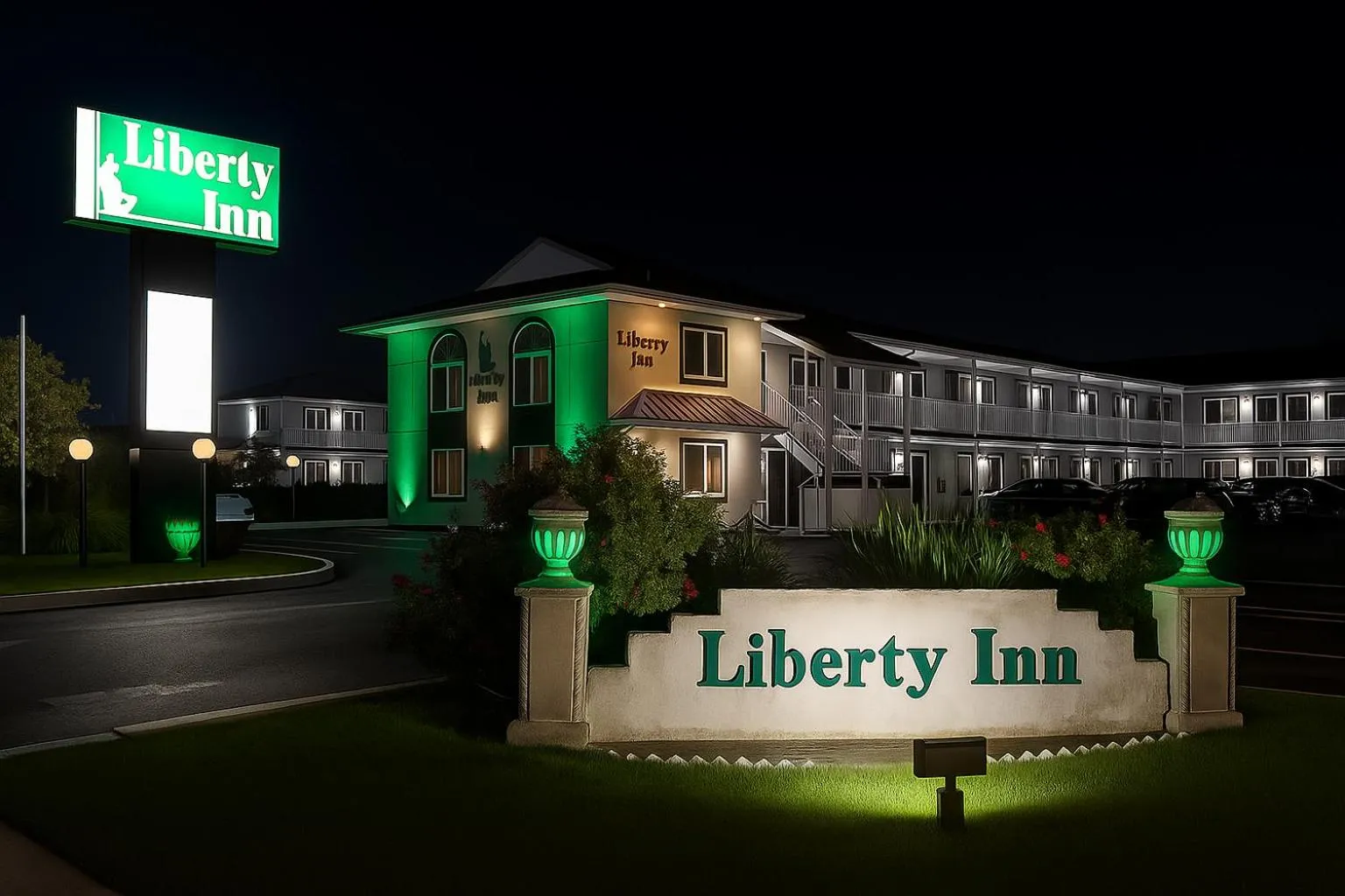 Property building in Liberty Inn Absecon Atlantic City