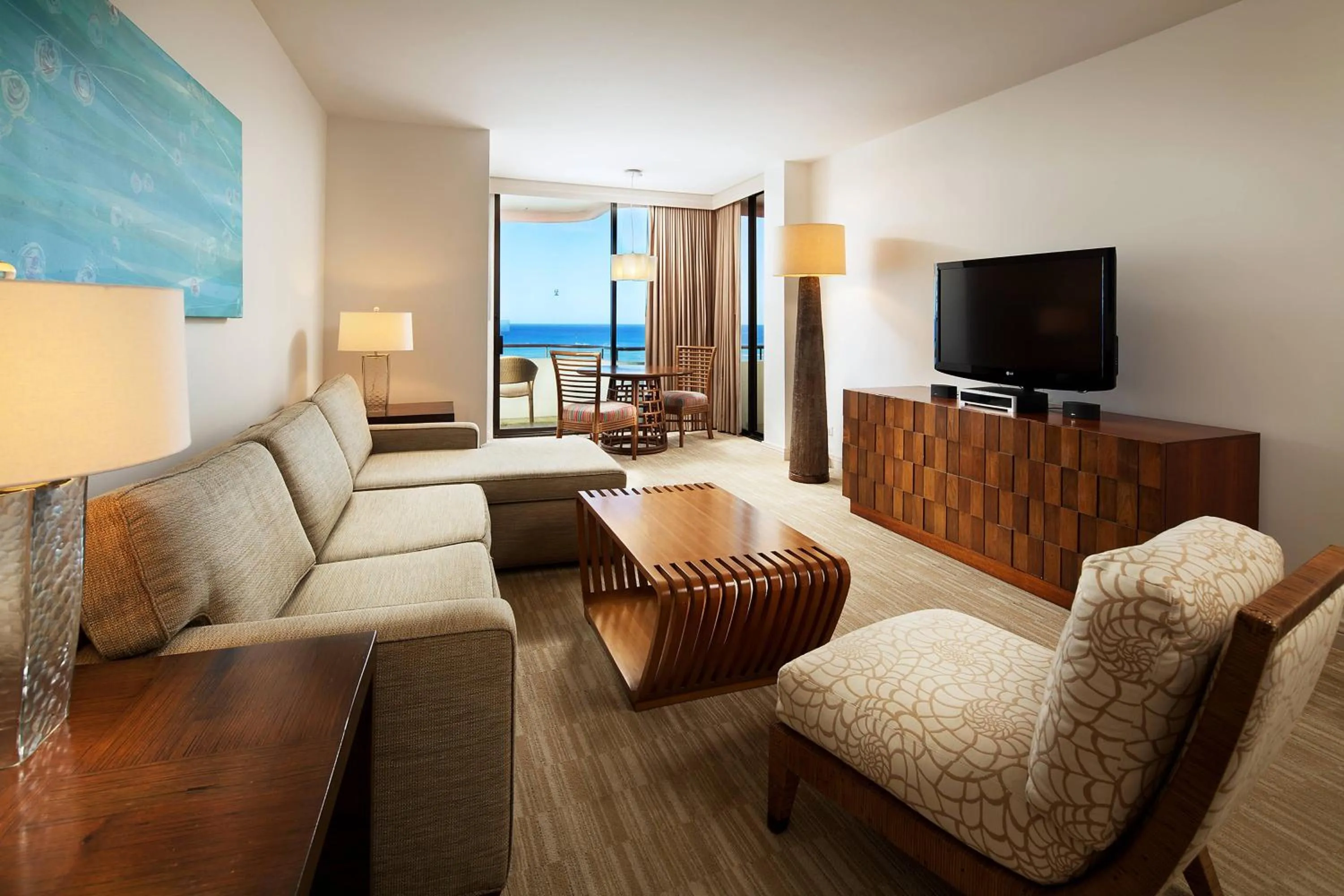 Photo of the whole room in The Royal Hawaiian, A Luxury Collection Resort, Waikiki