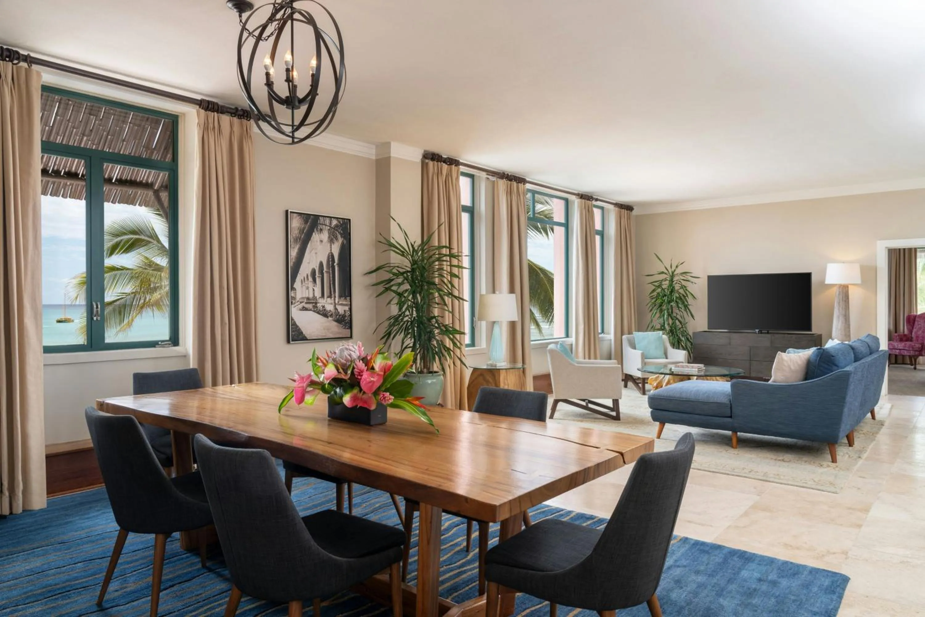 Photo of the whole room in The Royal Hawaiian, A Luxury Collection Resort, Waikiki