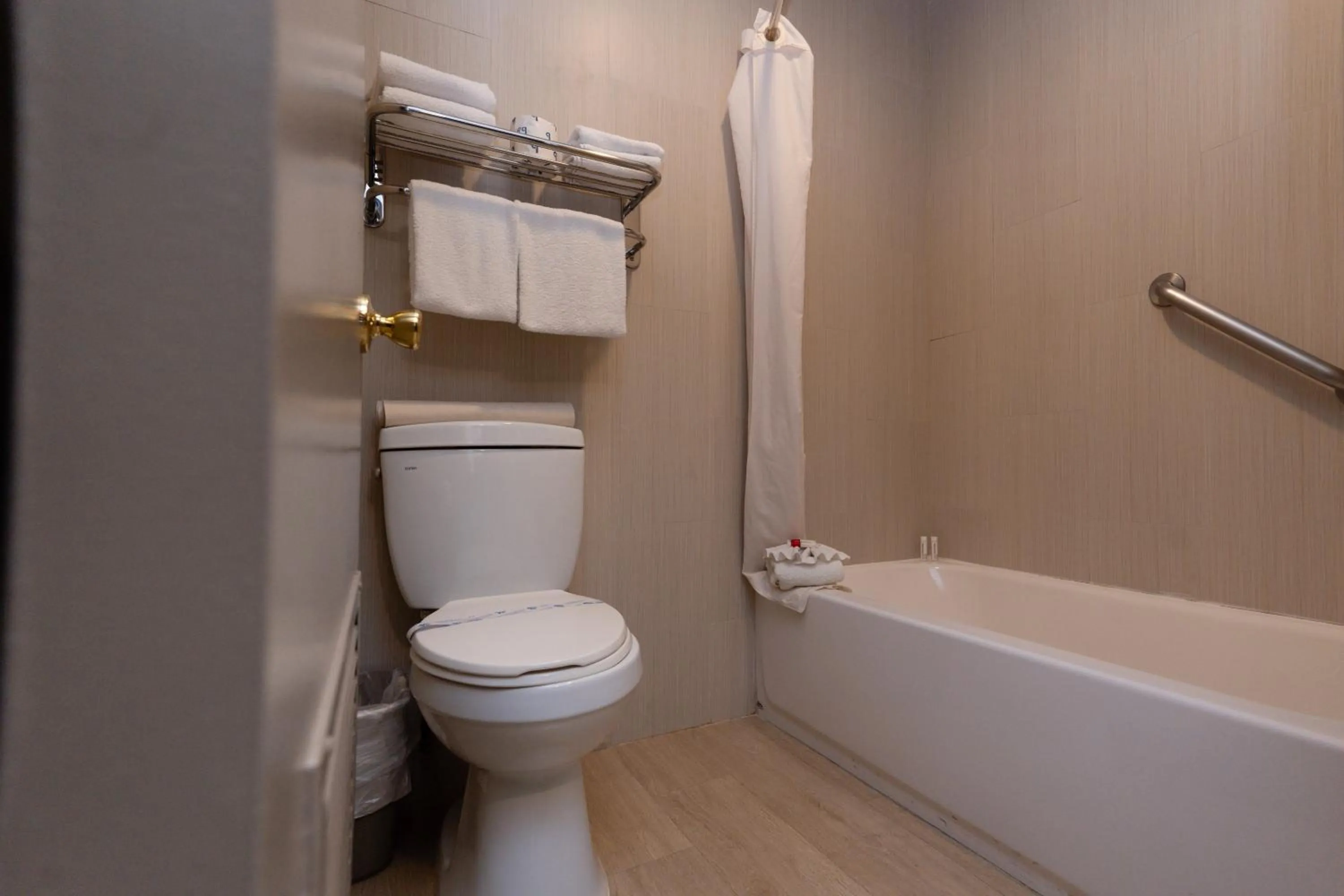 Shower in Super 8 by Wyndham Anaheim/Disneyland Drive