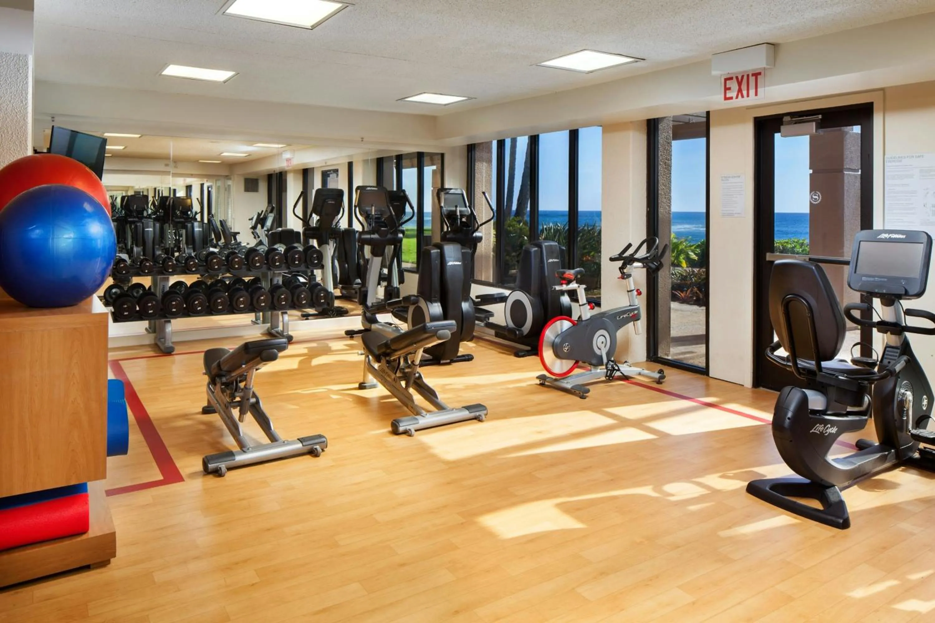 Fitness centre/facilities in Sheraton Kauai Resort