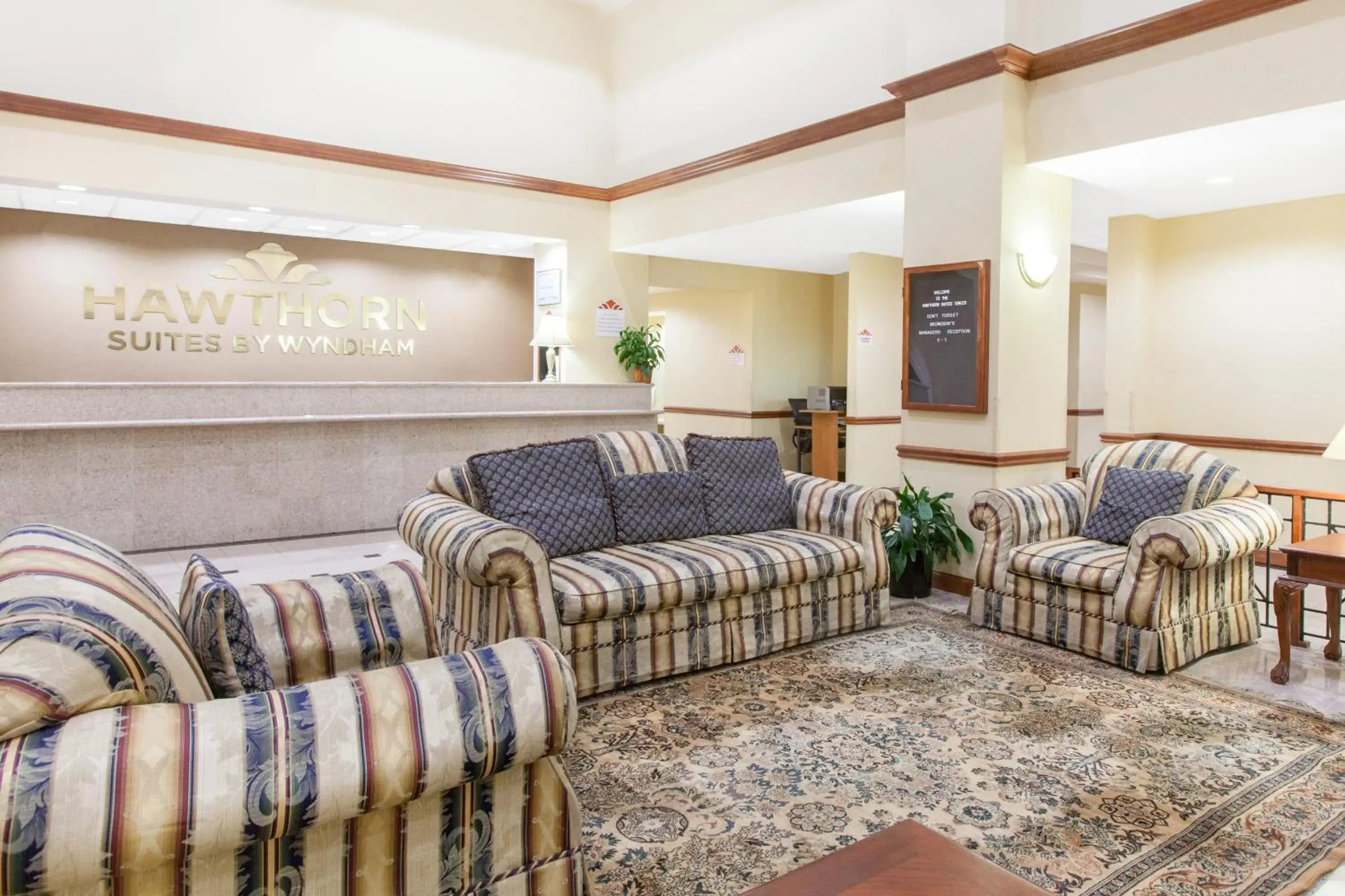Lobby or reception in Hawthorn Suites Midwest City Lobby or reception in Hawthorn Suites Midwest City
