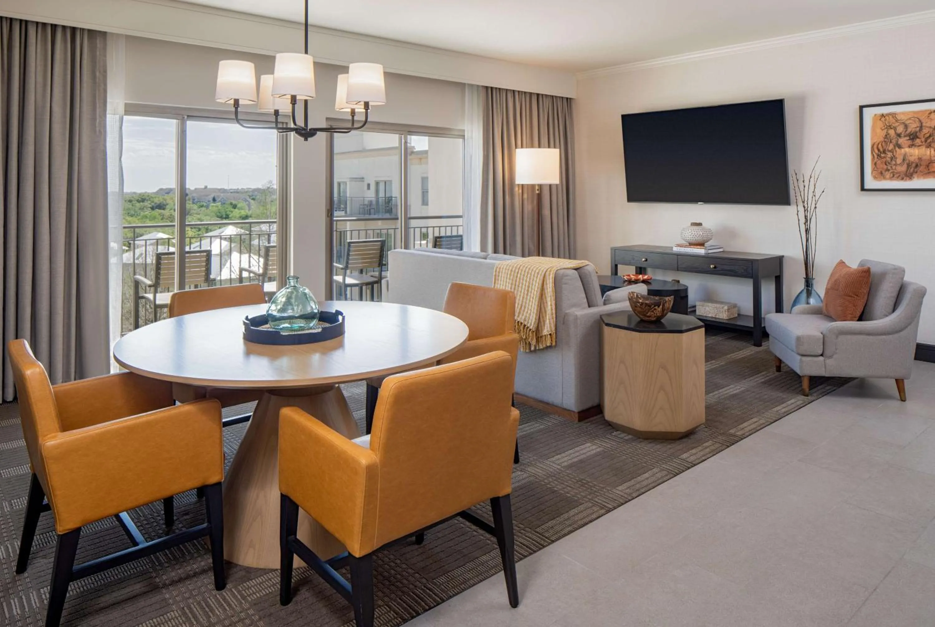 Living room in Hilton San Antonio Hill Country