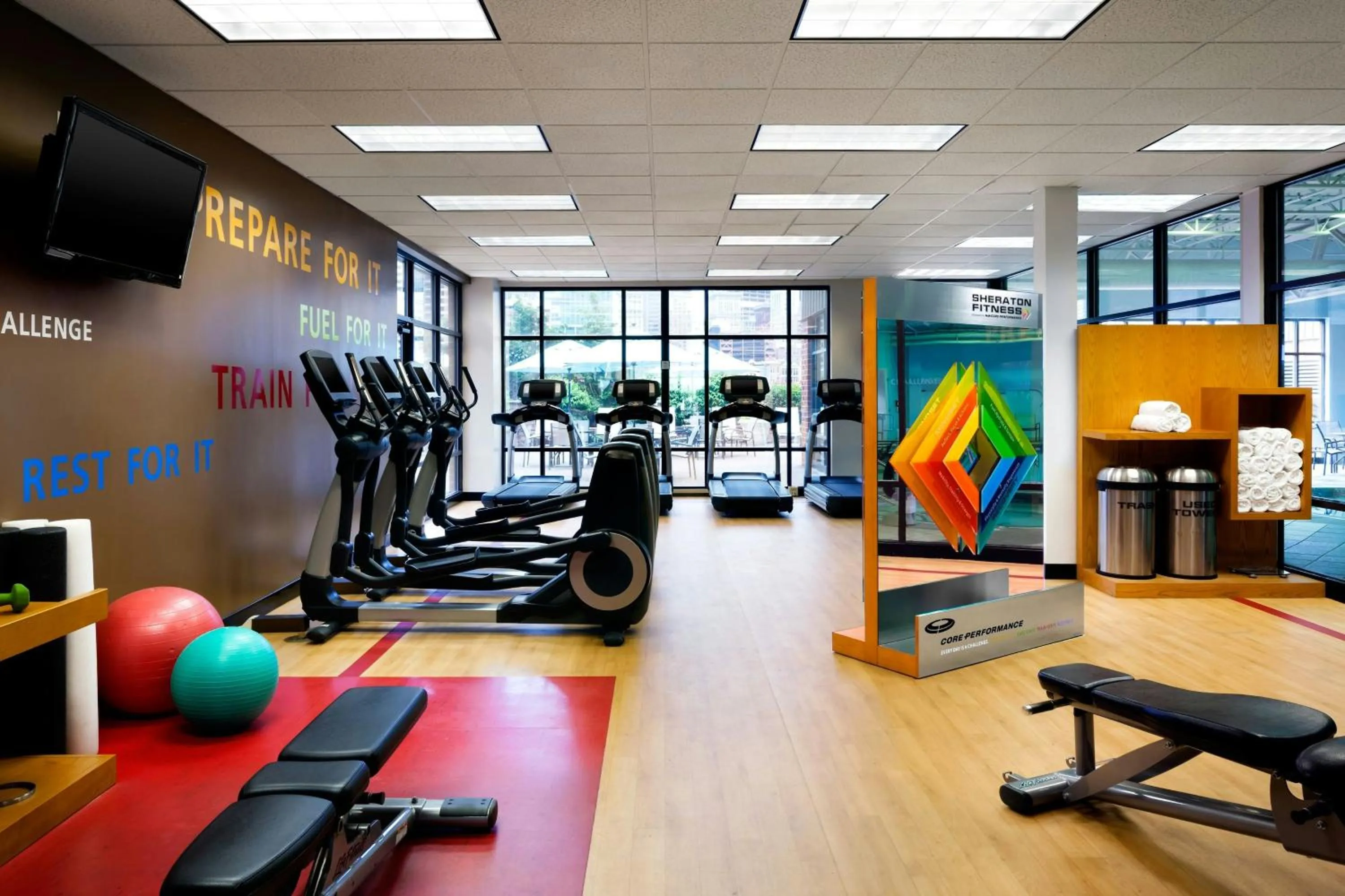 Fitness centre/facilities in Sheraton Pittsburgh Hotel at Station Square