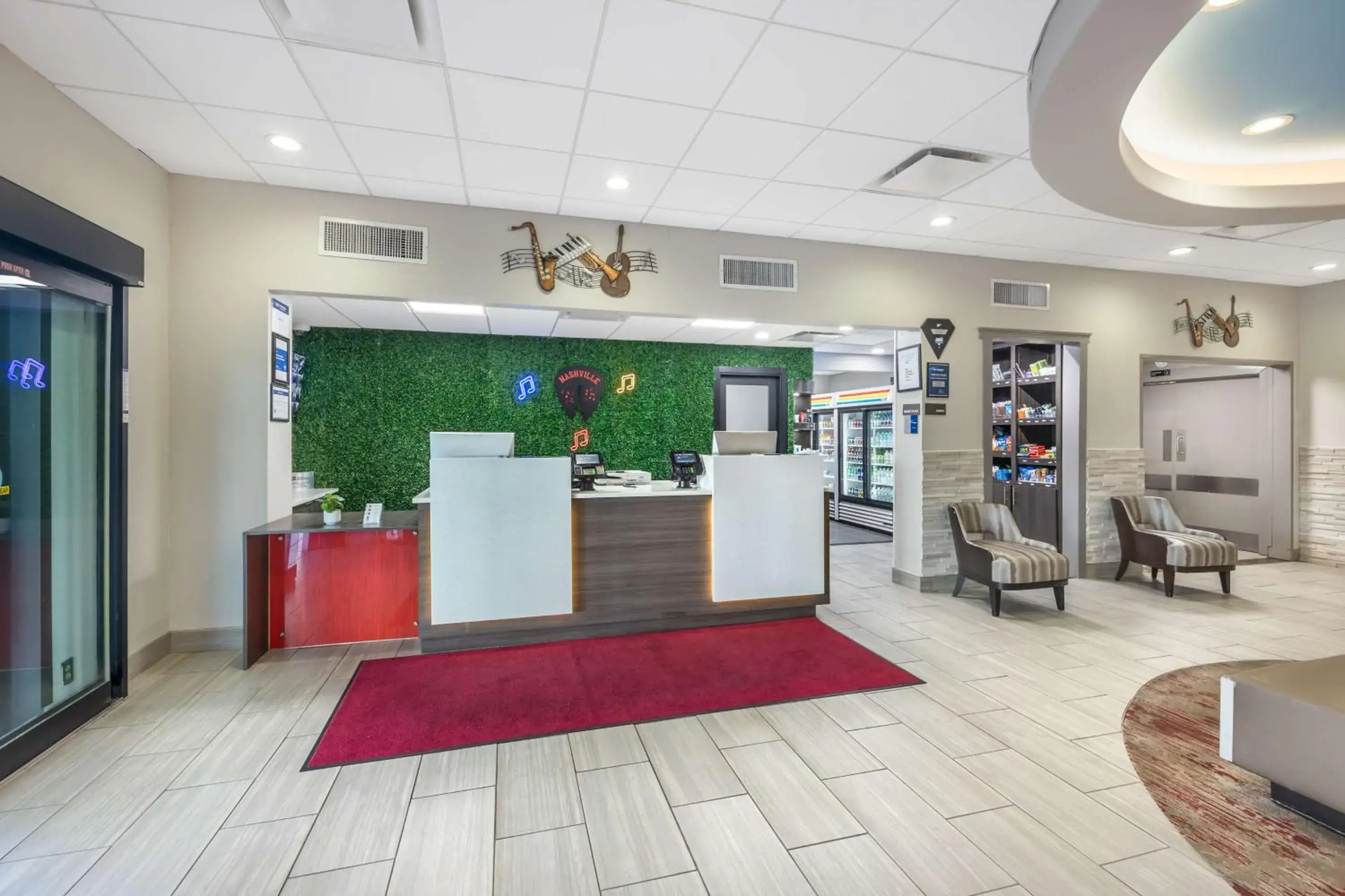 Lobby or reception in Best Western Downtown PLUS Music Row Lobby or reception in Best Western Downtown PLUS Music Row