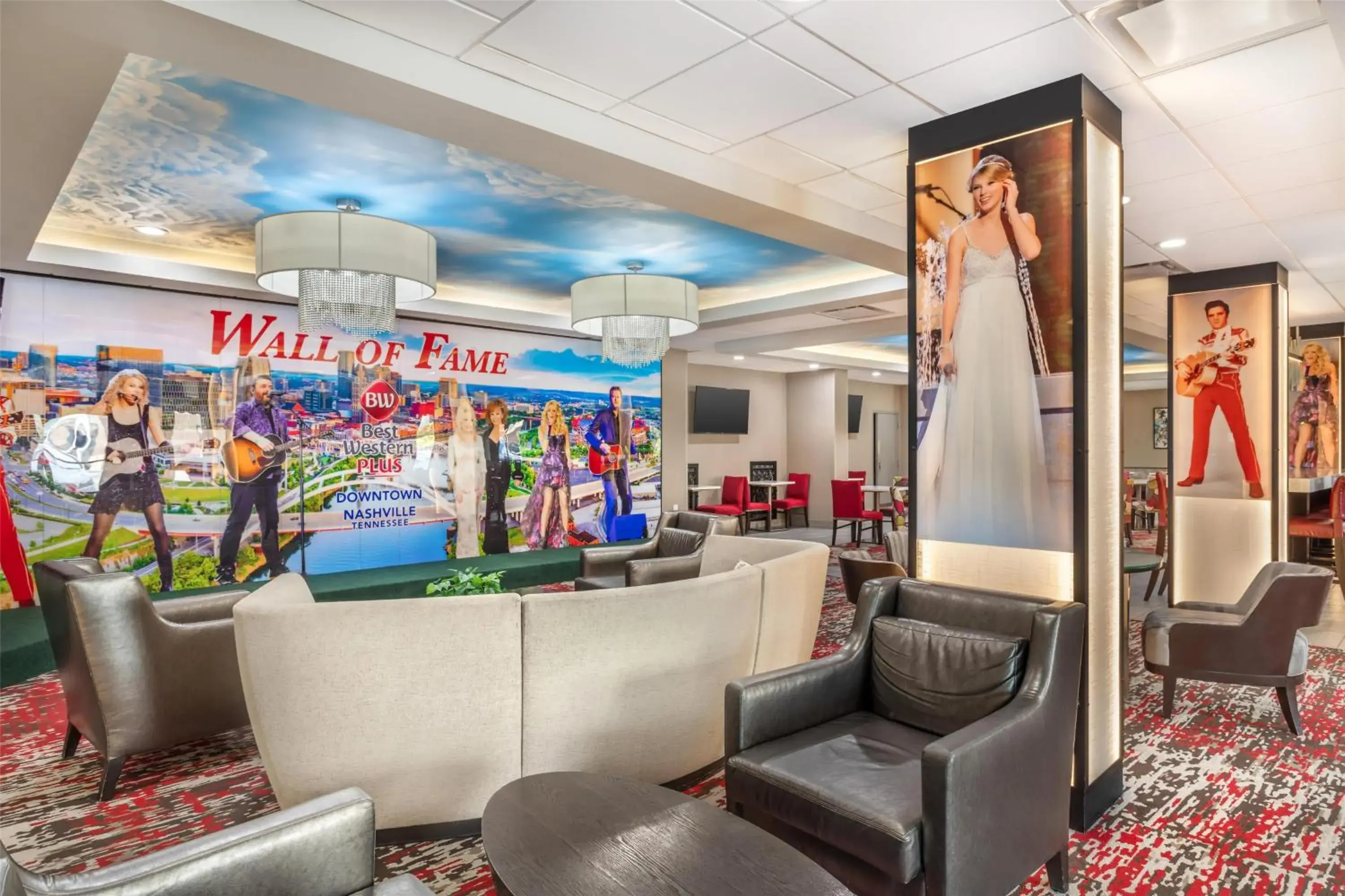 Lobby or reception in Best Western Downtown PLUS Music Row Lobby or reception in Best Western Downtown PLUS Music Row